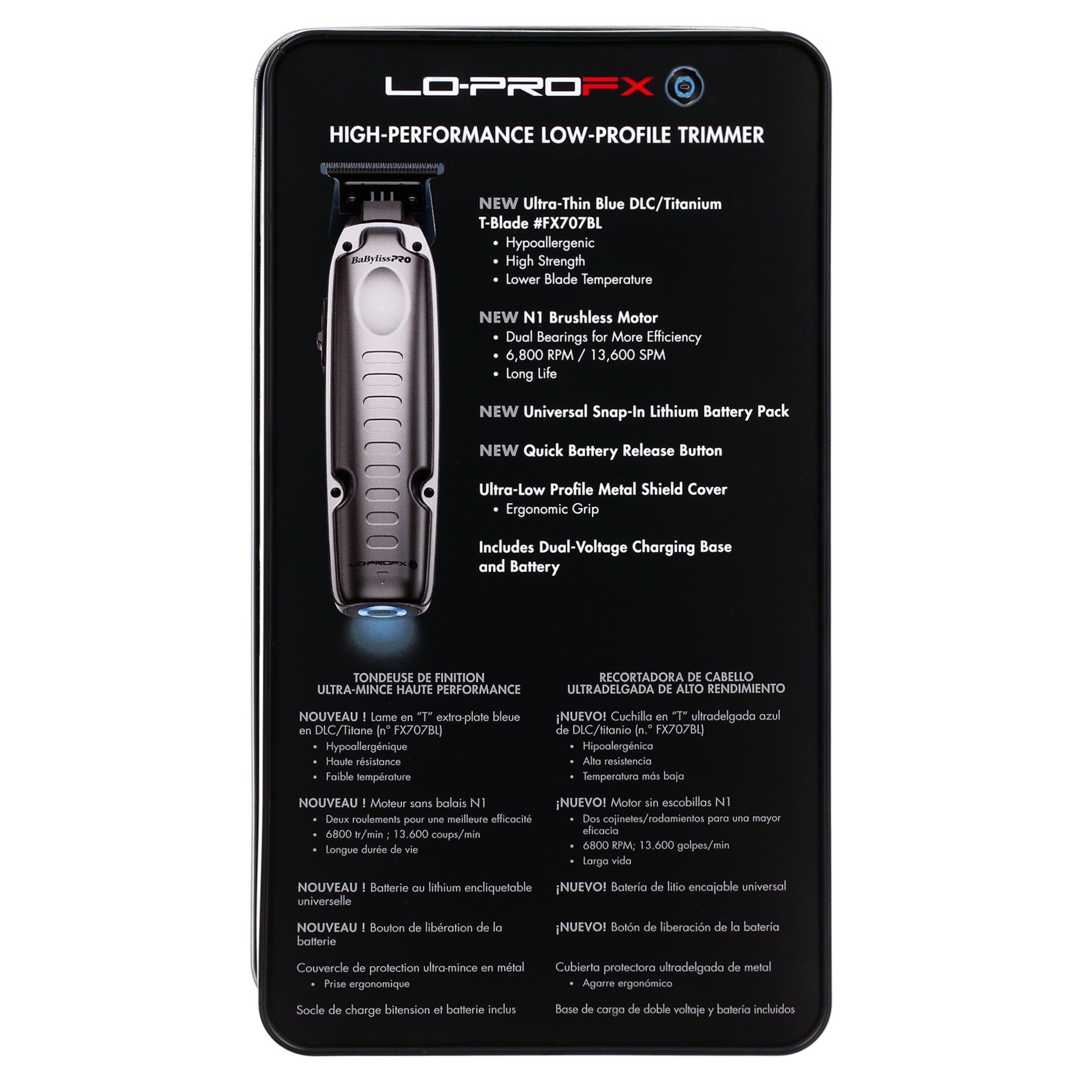 BaBylissPRO FXONE LO-PROFX Low-Profile Professional Hair Trimmer - Image 10