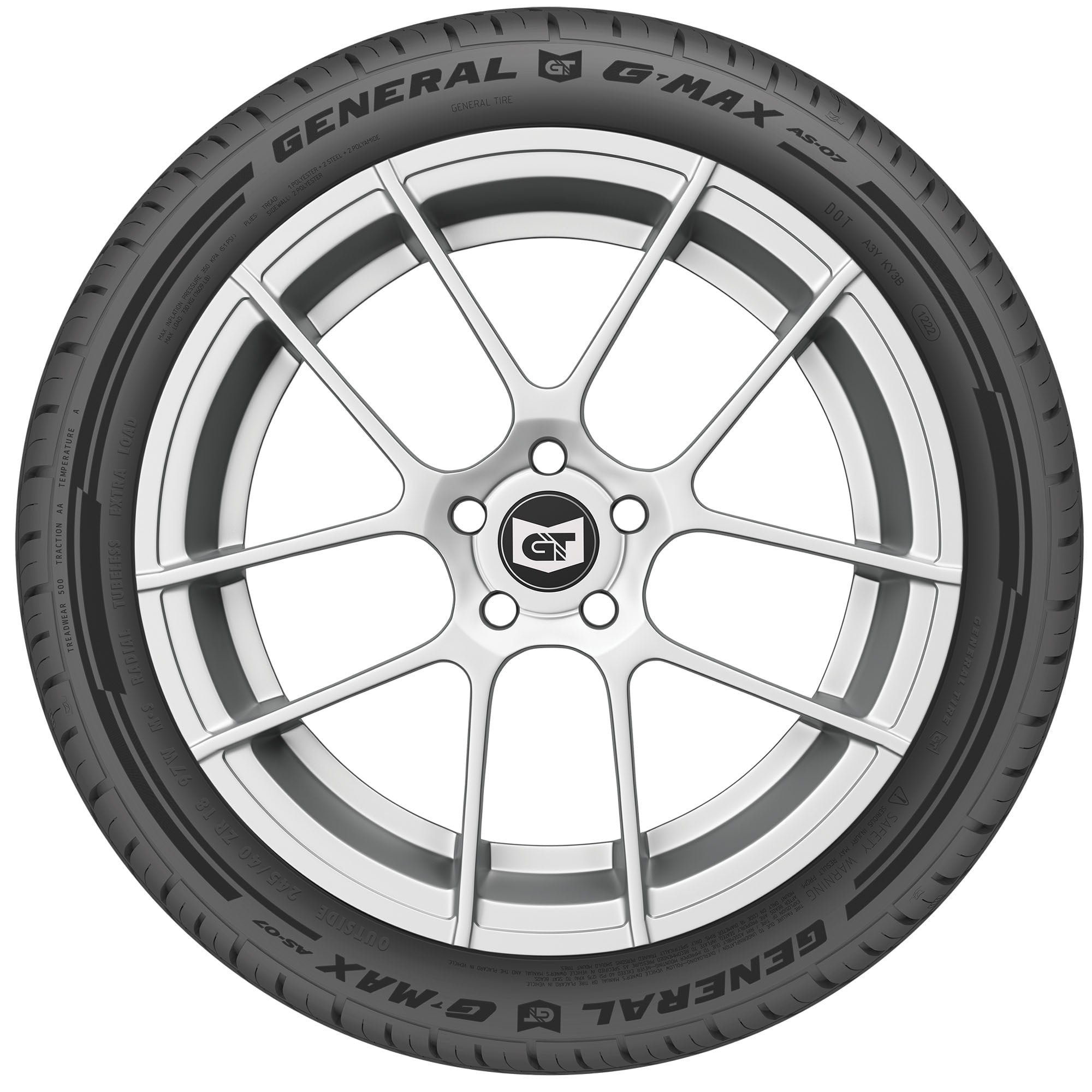 General G-MAX AS-07 UHP All Season 305/50R20 120V XL Passenger Tire - Image 5