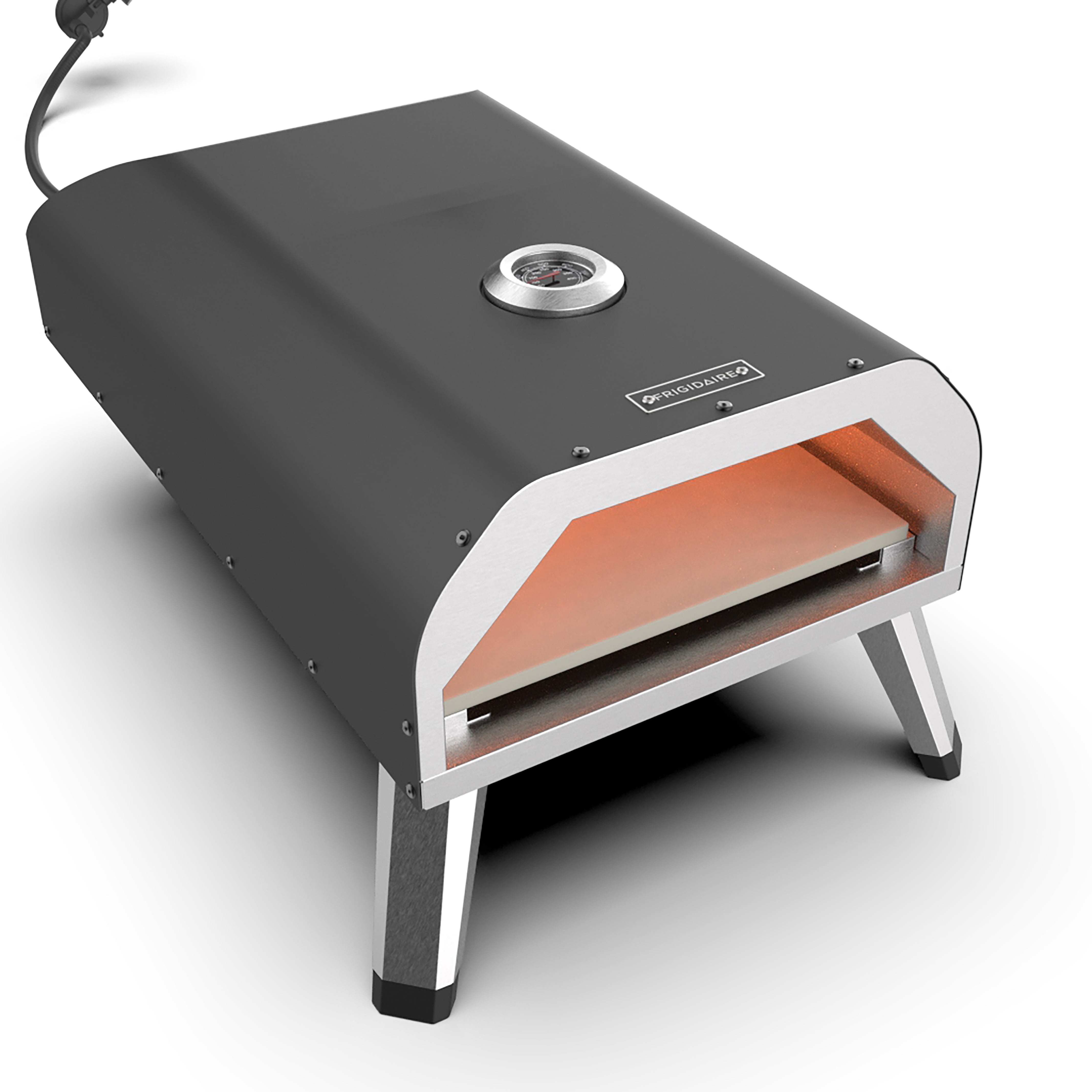 FRIGIDAIRE Gas Powered Outdoor Pizza Oven – Portable and makes Authentic Stone Baked Pizzas, Perfect for Any Outdoor Countertop, Includes Pizza Stone, Gas Regulator and Hose - Image 5