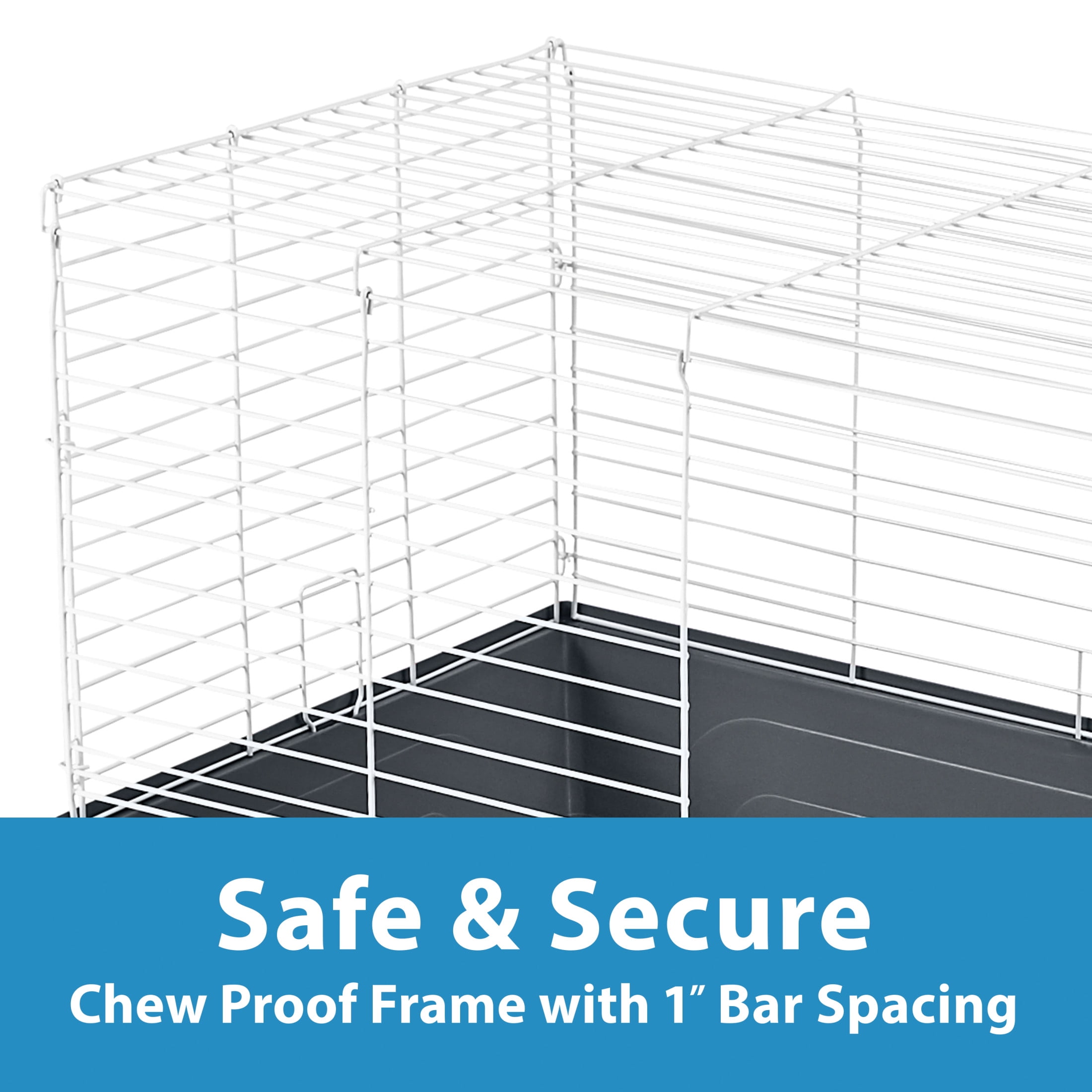 Kaytee My First Home Rabbit or Multiple Guinea Pig Starter Kit Habitat, 42” x 18” x 20” - Image 2