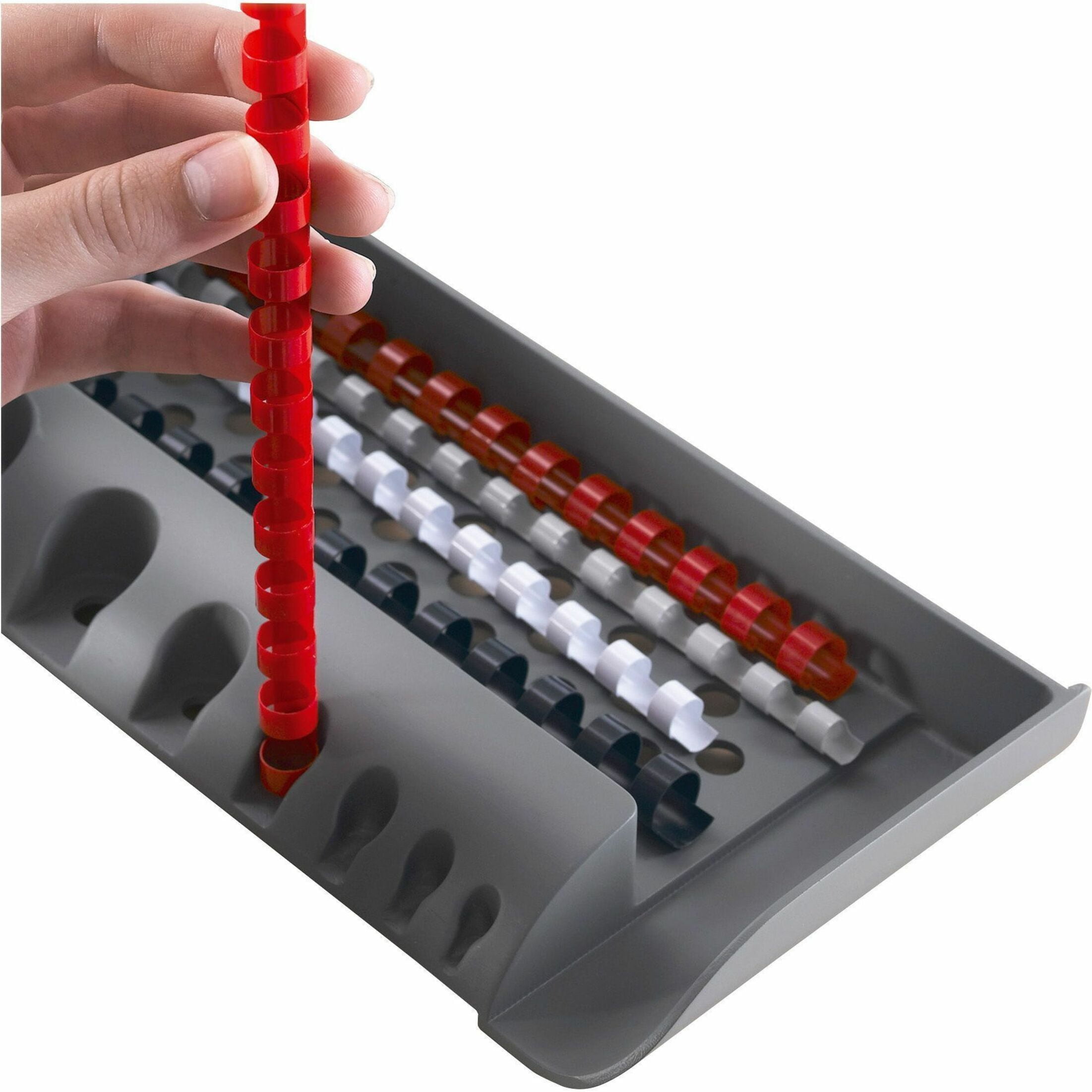 Fellowes Quasar Electric Comb Binding Machine 25 Sheets Punched, Grey - Image 9