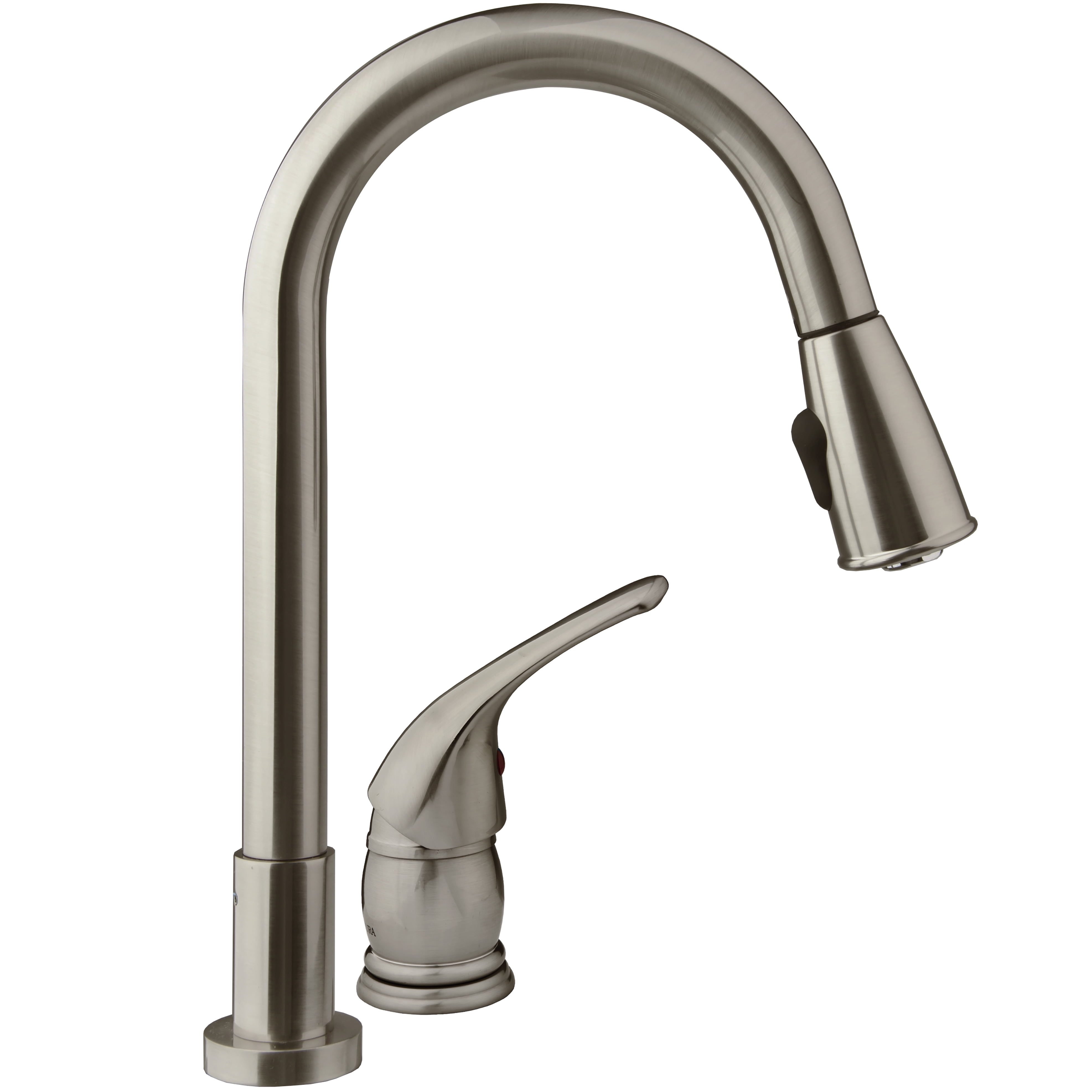 Dura Faucet Pull-Down RV Kitchen Faucet - Brushed Satin Nickel - Image 2