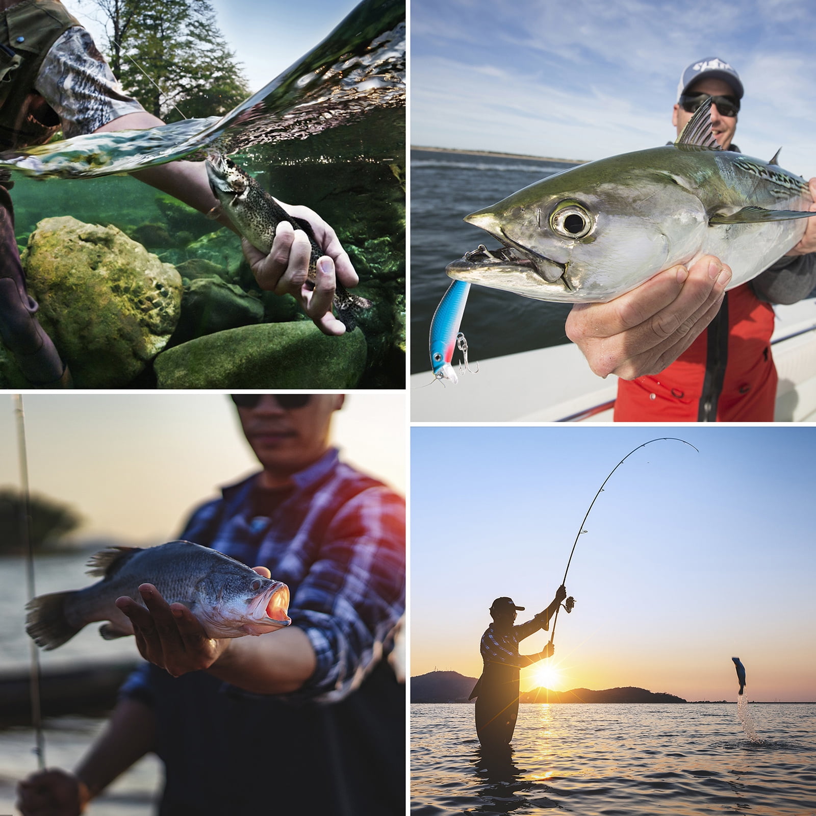 Lixada Fishing Rod Combos with Telescopic Fishing Pole Spinning Reels Fishing Carrier Bag for Travel Saltwater Freshwater Fishing - Image 8