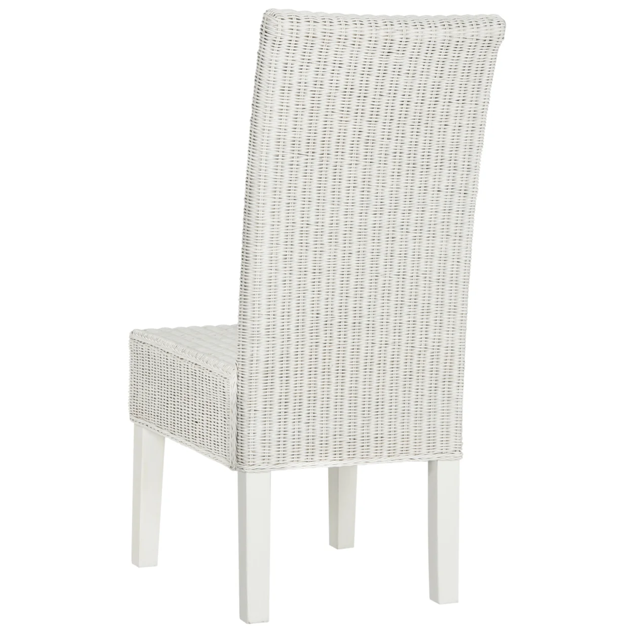 SAFAVIEH Arjun 18''H Wicker Dining Chair White - Image 3