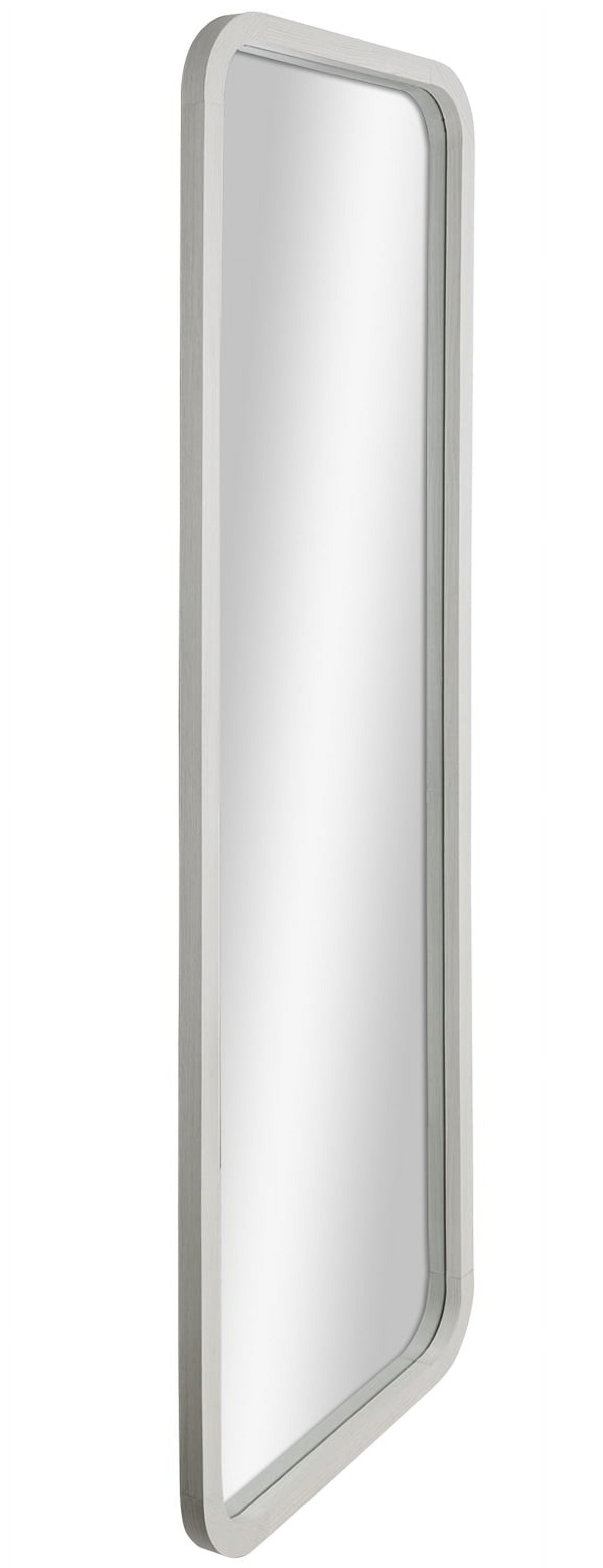 Mainstays 17x53 White Round Large Floor Mirror for Bathroom or Living Room - Image 3