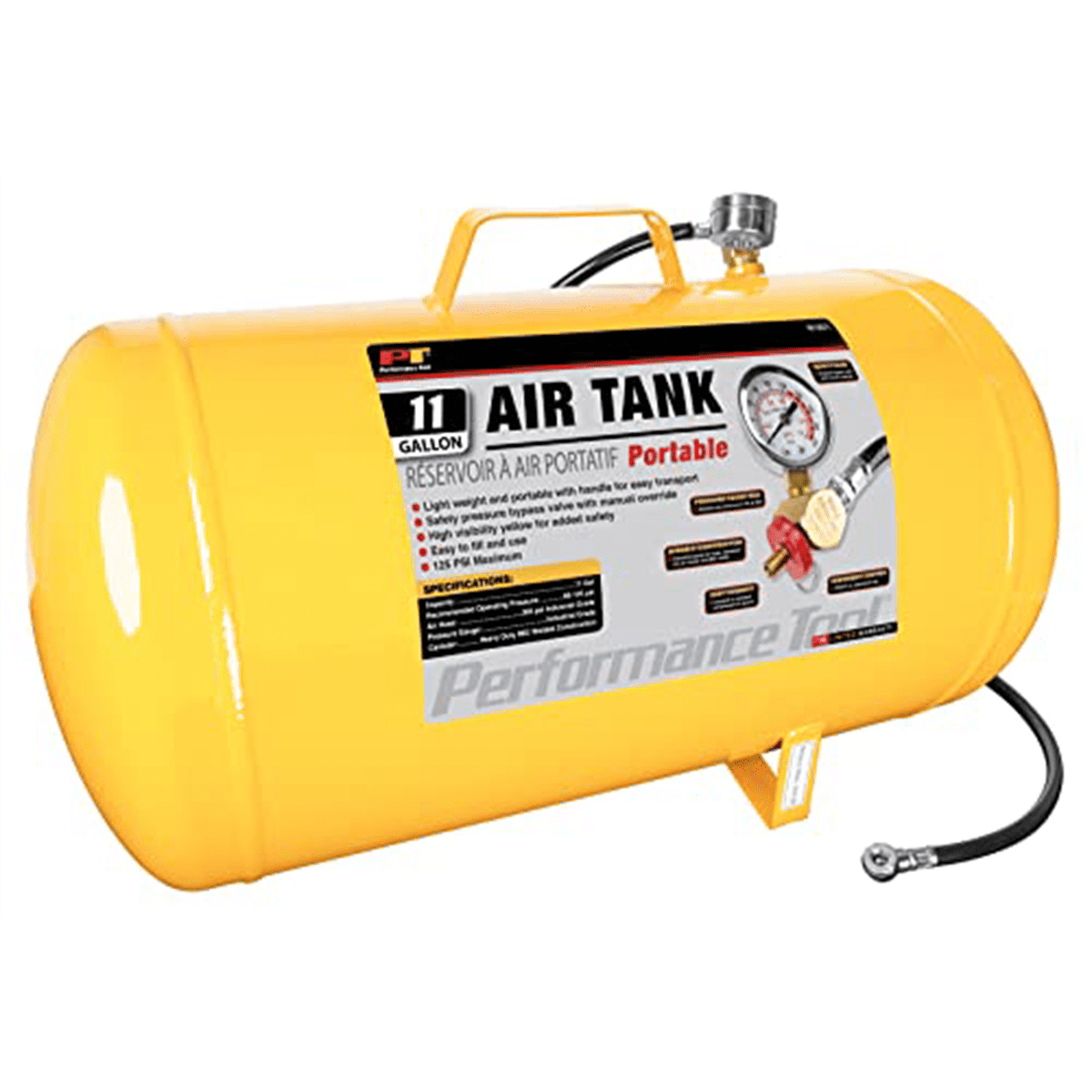 Wilmar W10011 Performance Tool 11-Gallon Portable Air Tank - Image 4