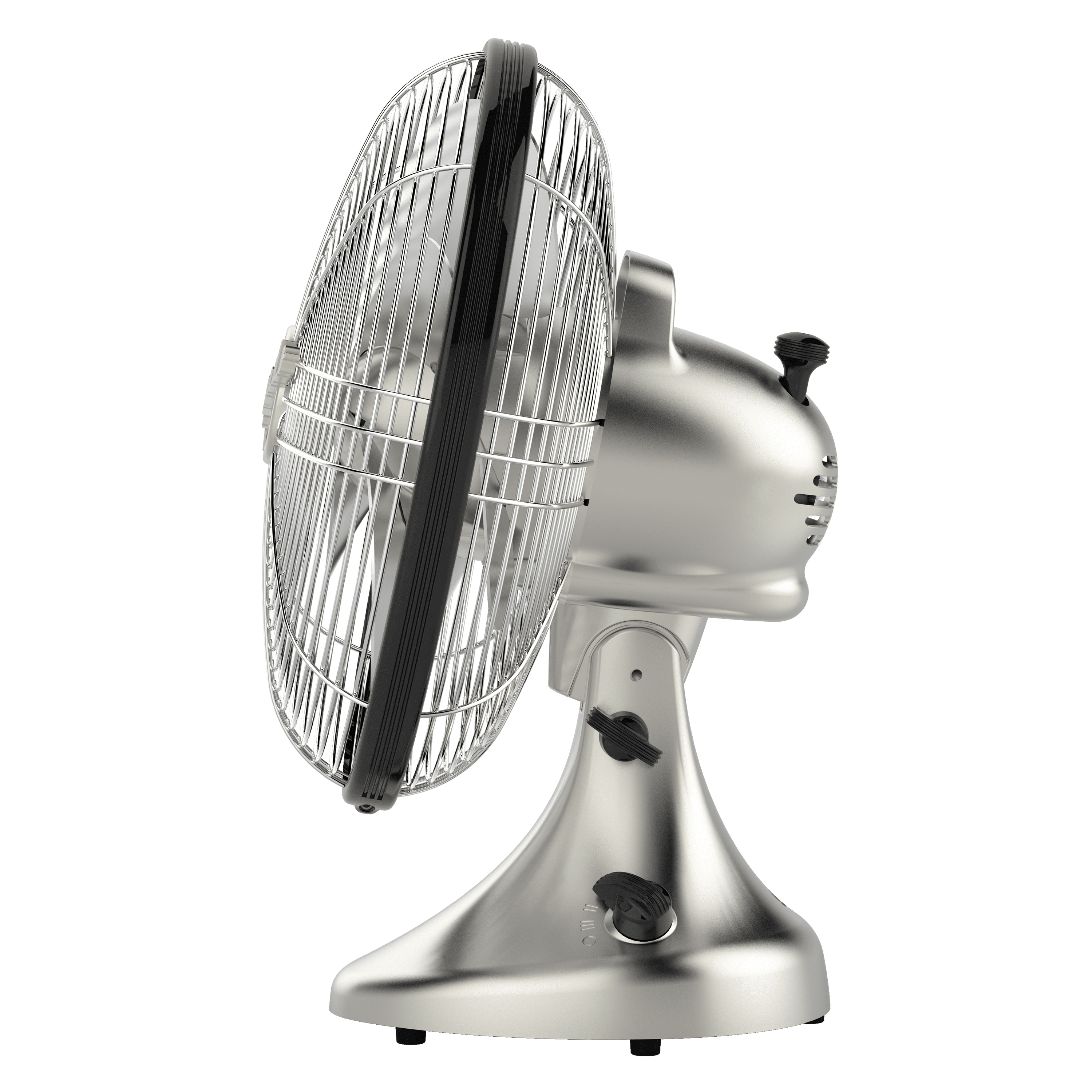 Vornado Silver Swan Vintage Oscillating Fan, 17", Brushed Nickel (New) - Image 4