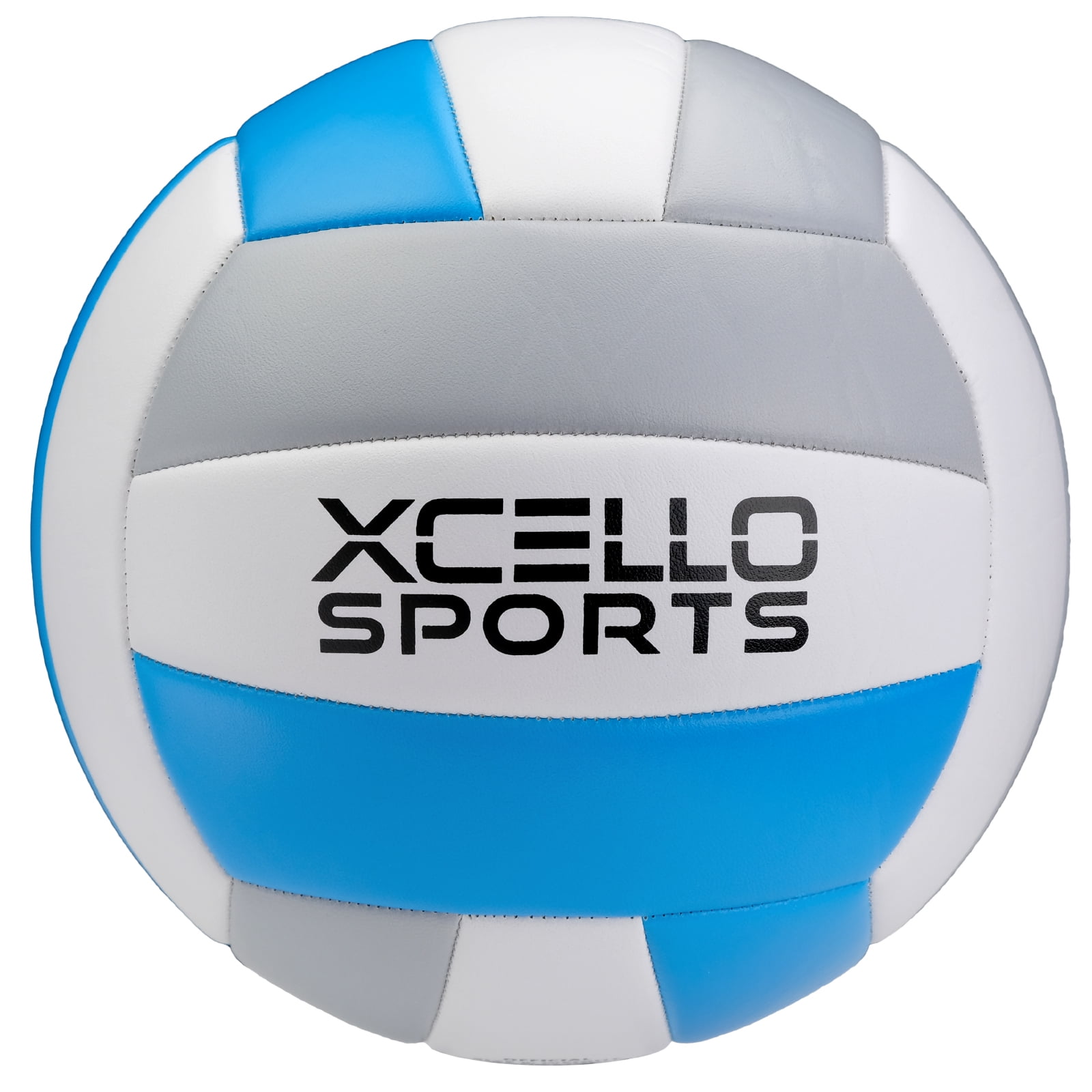 Xcello Sports Youth Volleyball Assorted Graphics with Pump, Official Size and Weight, Blue/Pink, Blue/Silver (Pack of 6) - Image 2