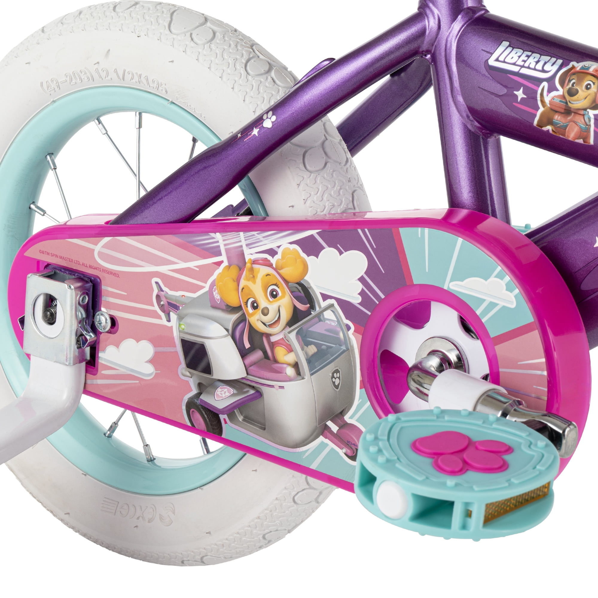 Huffy 12" Paw Patrol Kids' Bike, Fits Riders 3'1" - 3'5", Pink, Child, Girl's - Image 7