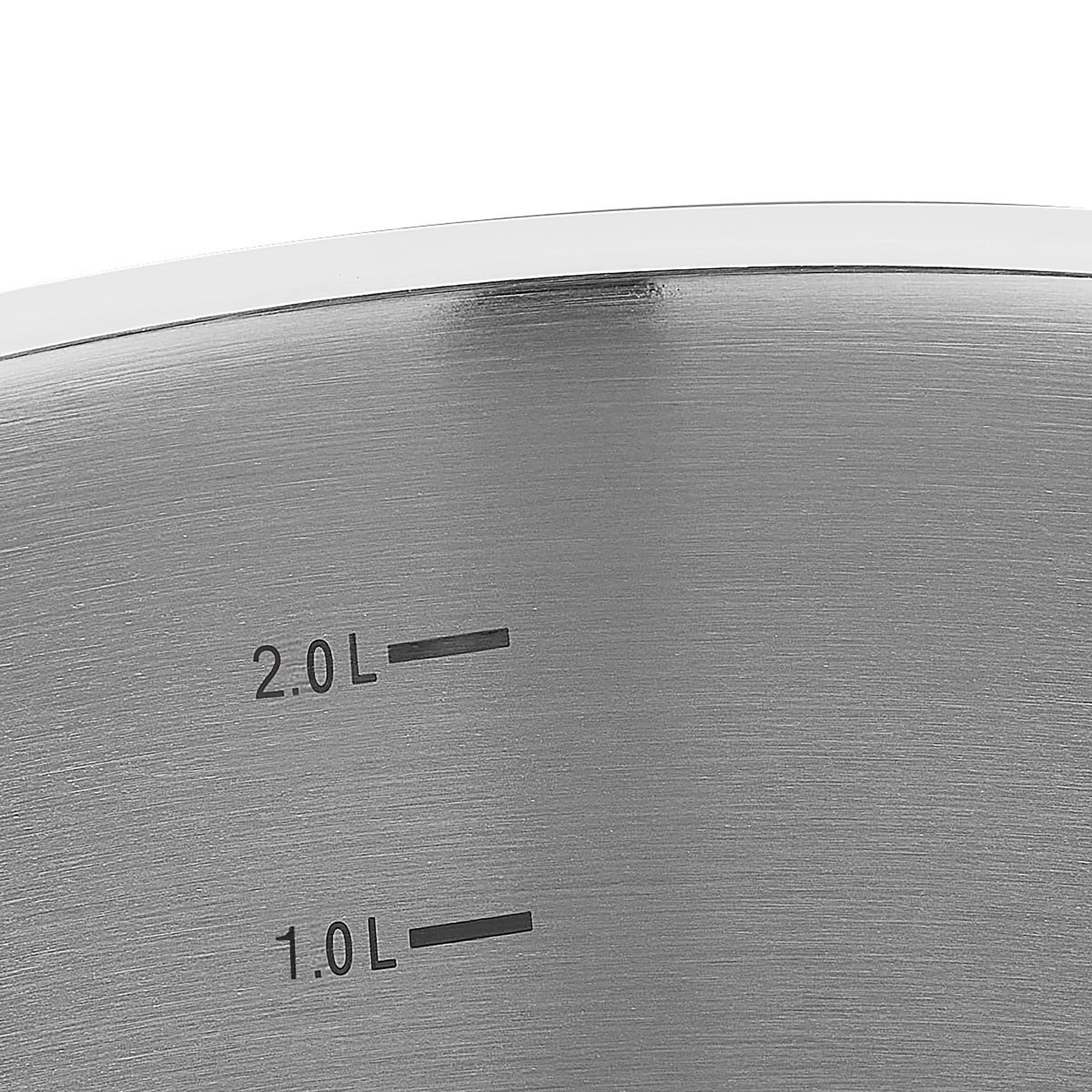 Korkmaz Stainless Steel 4 Quart Stockpot with Lid, Silver - Image 3