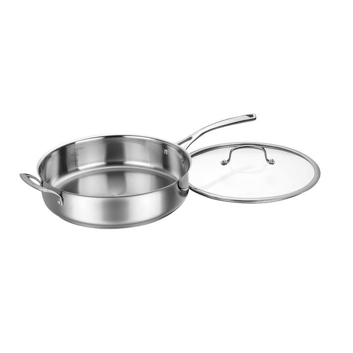 Cuisinart Forever Stainless Saute Pan with Helper Handle & Cover | 5.5 Qt. - Image 2