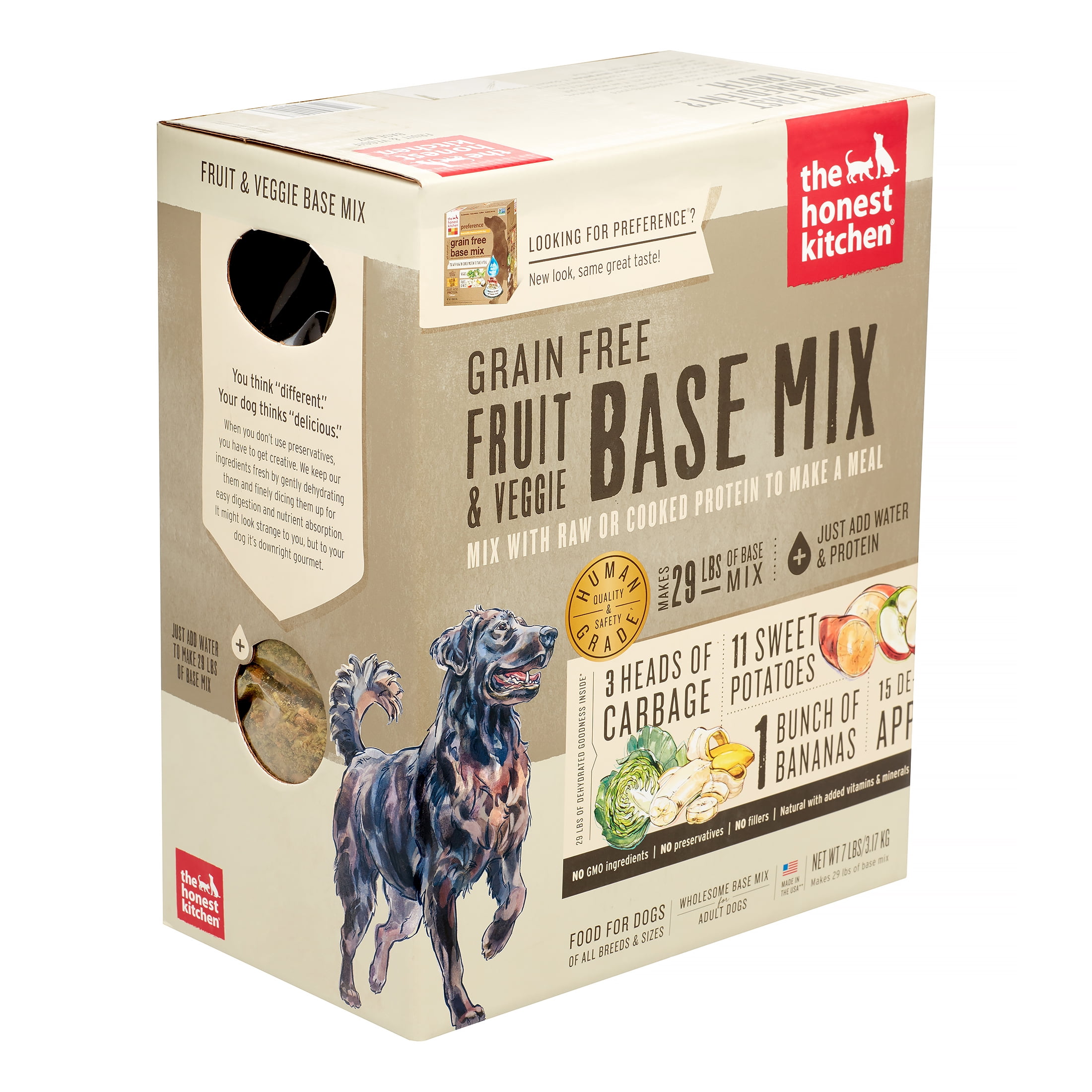 The Honest Kitchen Preference: Dehydrated Grain Free Base Mix Dog Food, Just Add Protein, 7 lbs (Makes 29 lbs of Base Mix) - Image 6