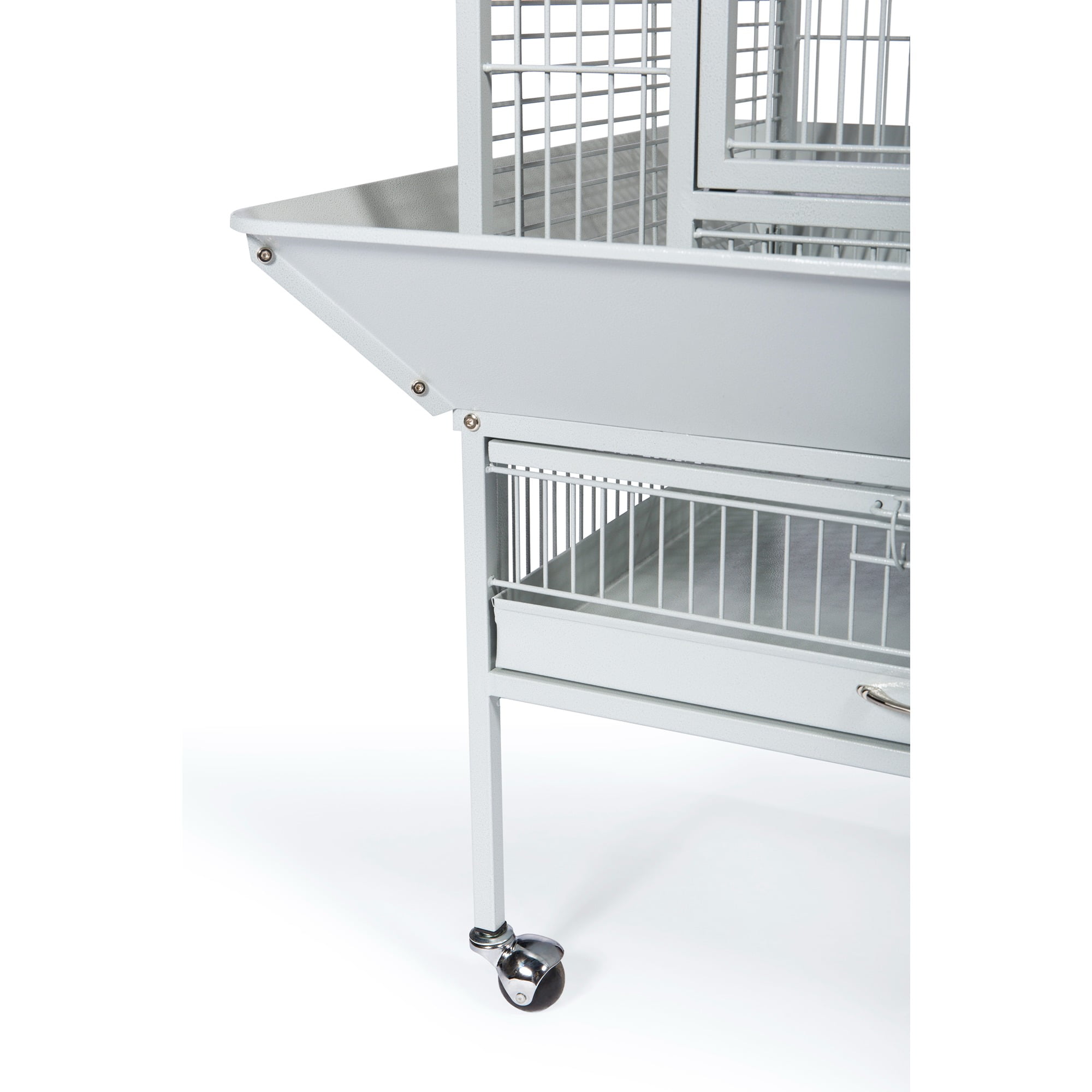 Prevue Pet Products Select Wrought Iron Parrot Bird Cage 24x20x60", Pewter - Image 24