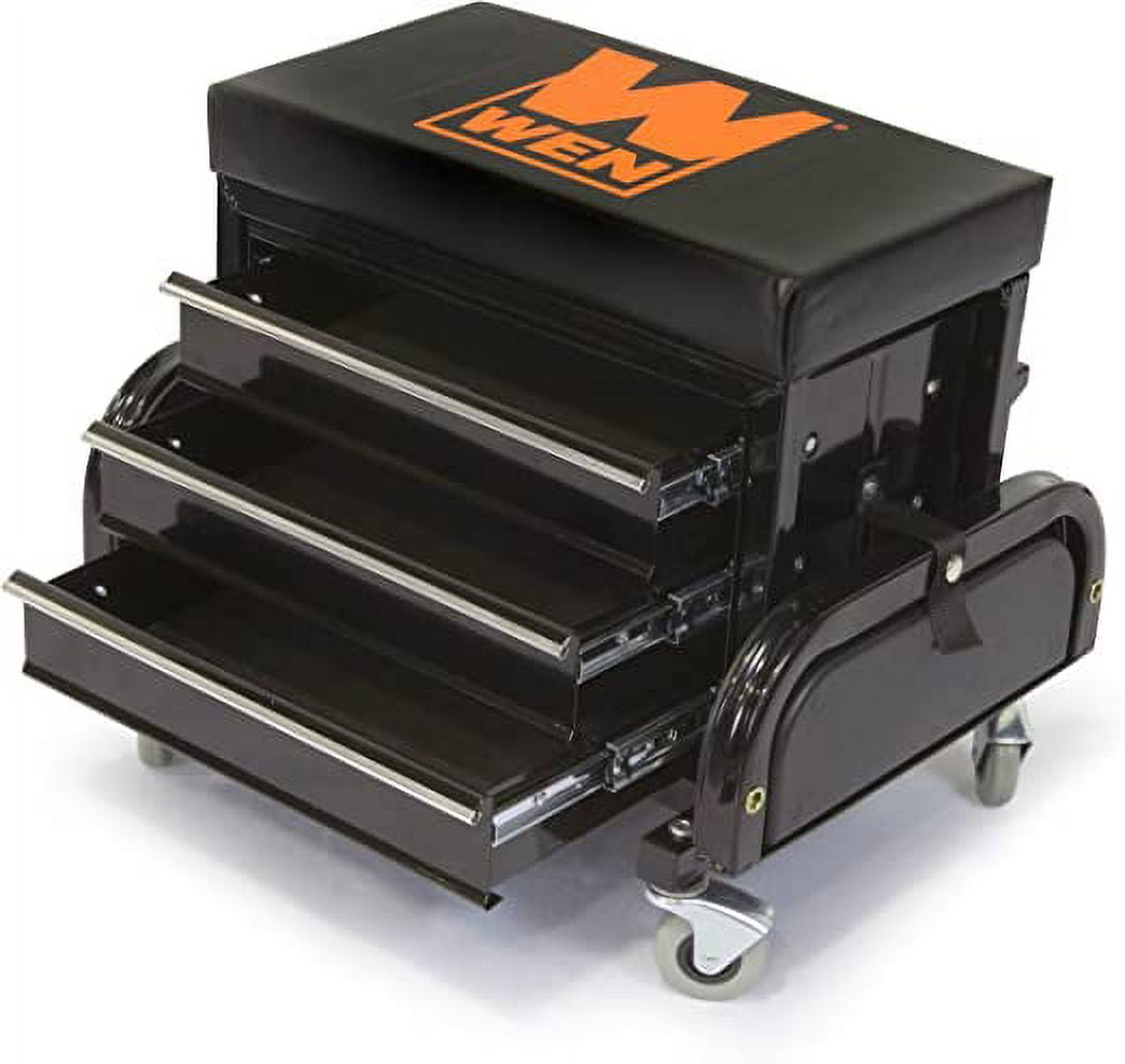 WEN,27.2 lb, 16.50" Glider Rolling Tool Chest Black - Image 3