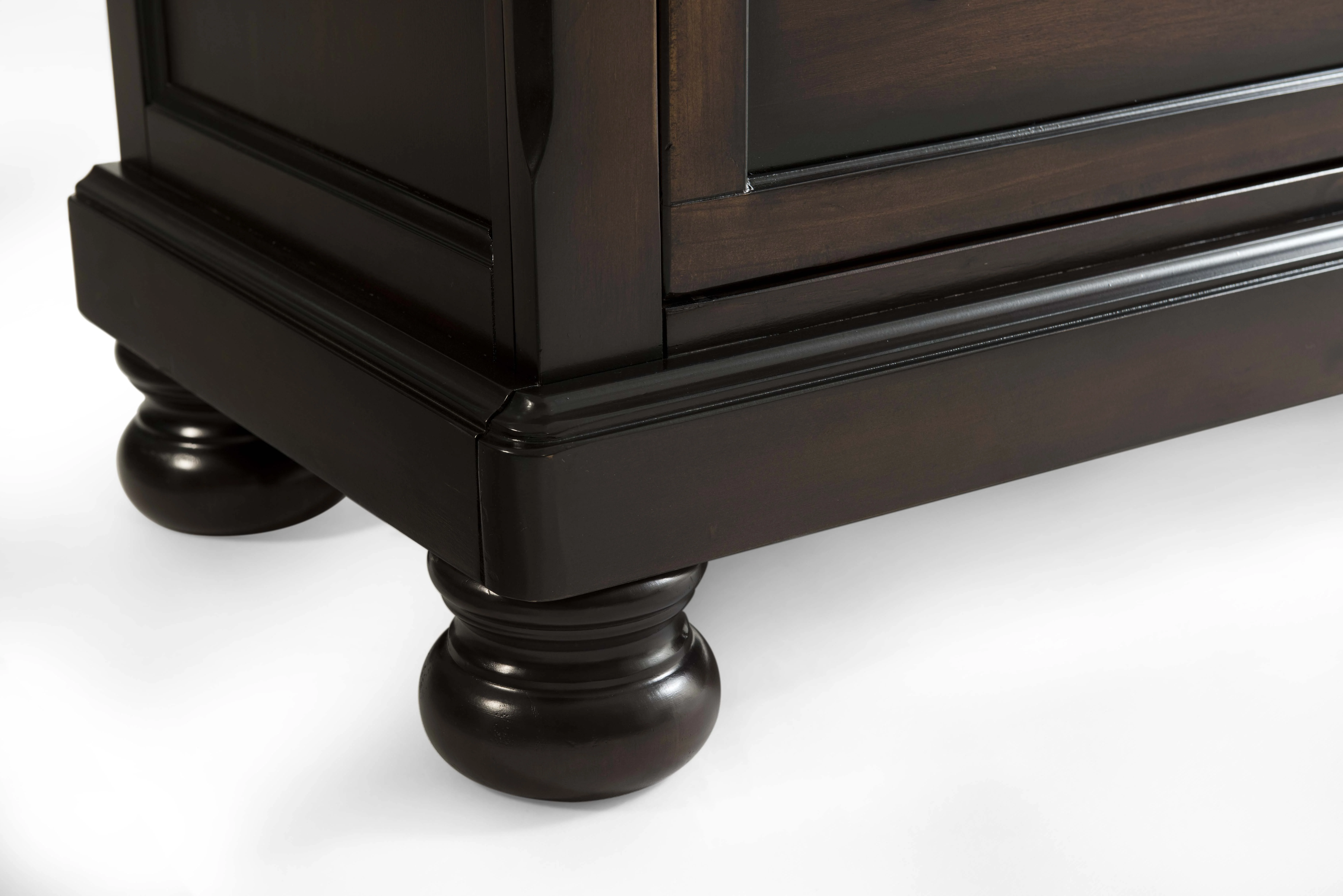 Picket House Furnishings Kingsley Nightstand w/ USB Walnut - Image 6