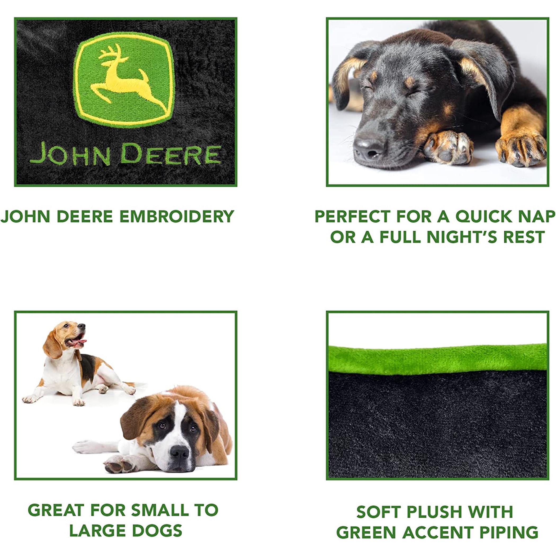 Pets First John Deere Pet Bed Mattress for Dogs & Cats, Licensed Dog Bed Pillow for Large and Small Breed - Image 6
