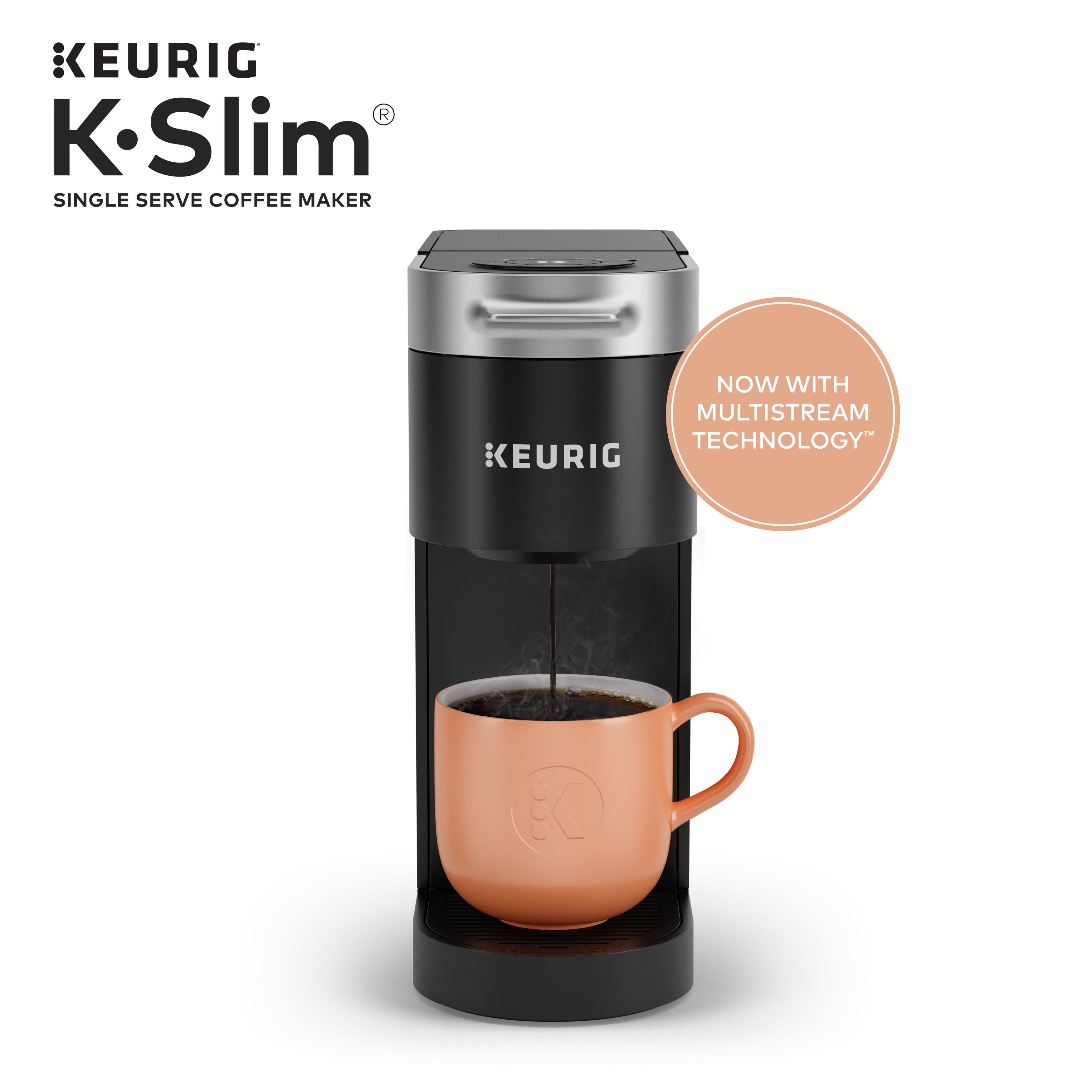 Keurig K- Slim Single Serve K-Cup Pod Coffee Maker, MultiStream Technology, Black - Image 7