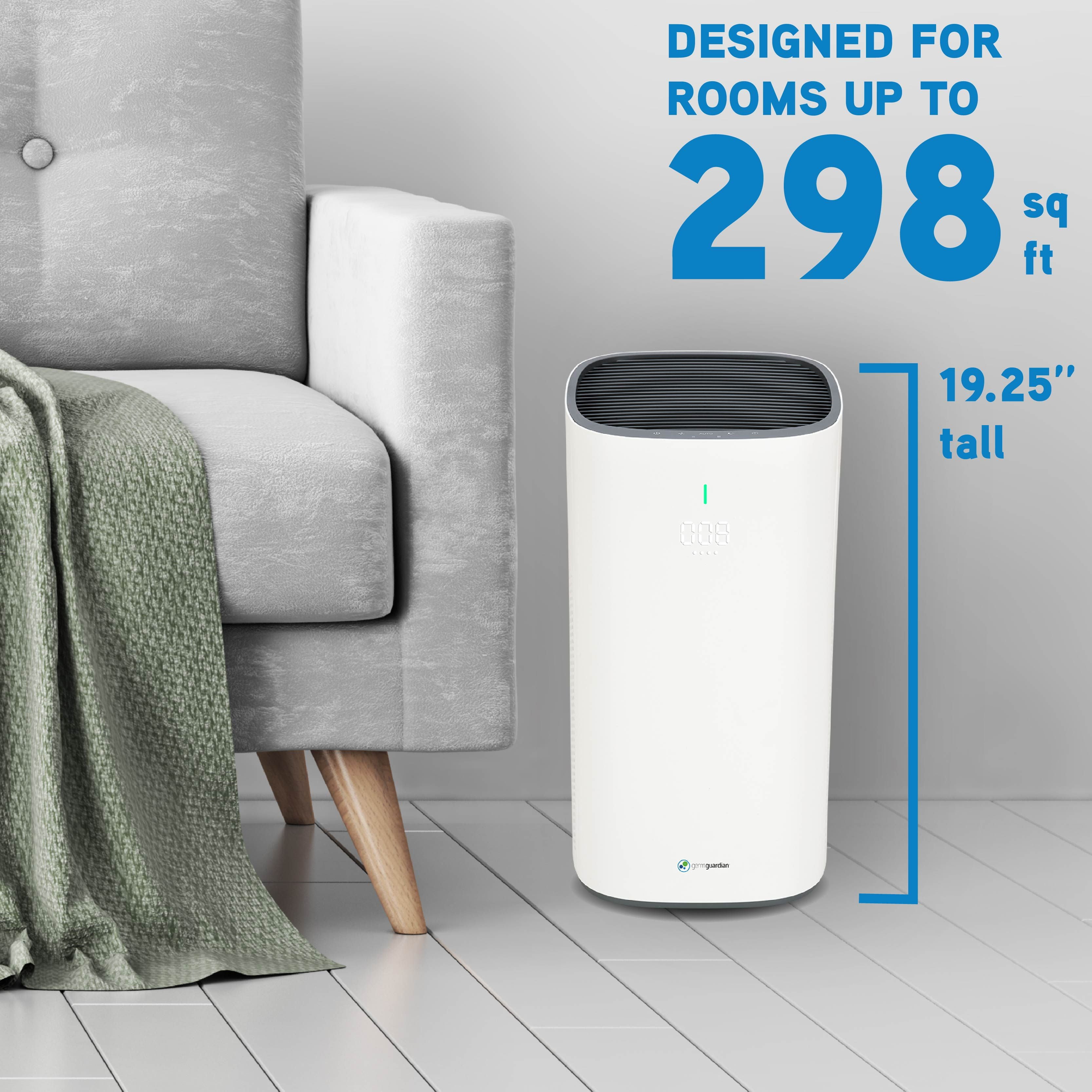 GermGuardian Air Purifier with HEPA Filter, AQM, Odors, Smoke, Mold, 1440 Sq. ft., AP5800W - Image 6