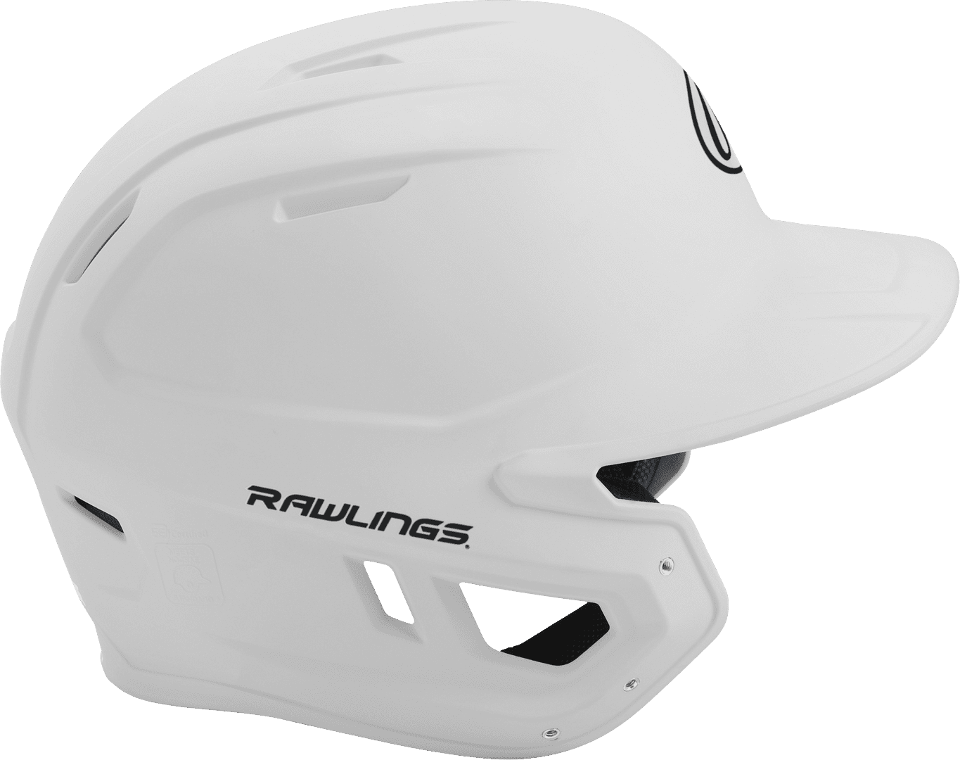 Rawlings Mach 1-Tone Helmet - Junior - Matte | Matte White | Junior - Image 6
