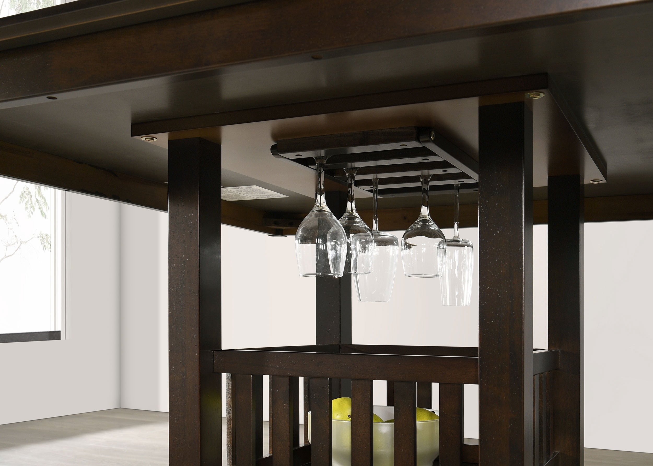 Jaden Square 47-inch Counter Height Dining Table Espresso - Image 11