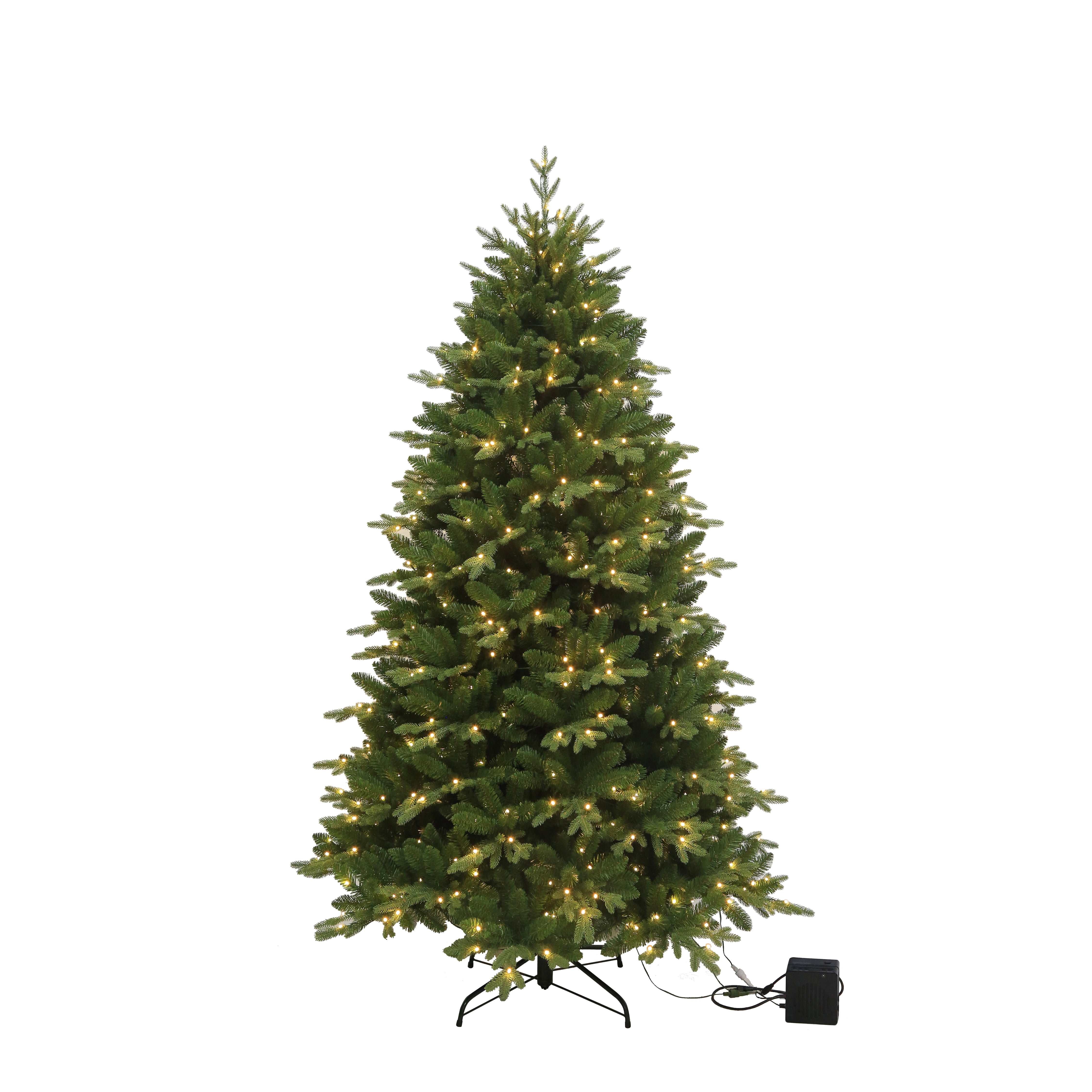 7.5 ft Bluetooth Musical Artifical Christmas Tree with 500 WRGB Color Changing Lights and a Speaker with Remote, by Holiday Time - Image 14