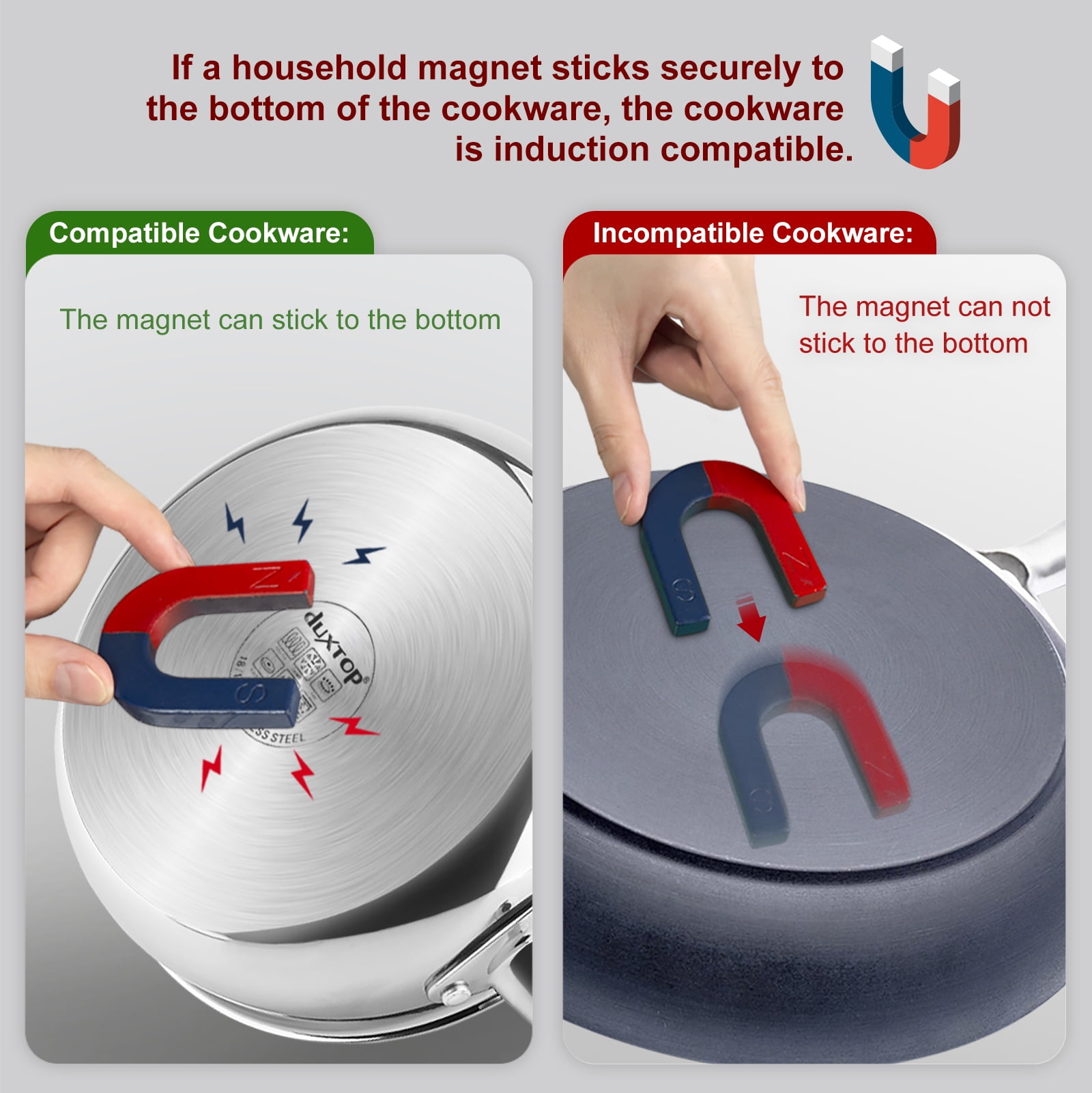 Duxtop 1800W Portable Induction Cooktop Countertop Burner, Black 9100MC/BT-M20B - Image 3