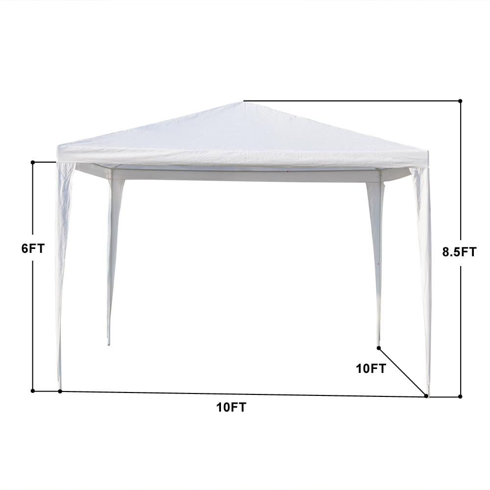 Zimtown 10'x10' Wedding Party Canopy Tent,3 Removable Sidewalls with Windows, Great for Outdoors - Image 6