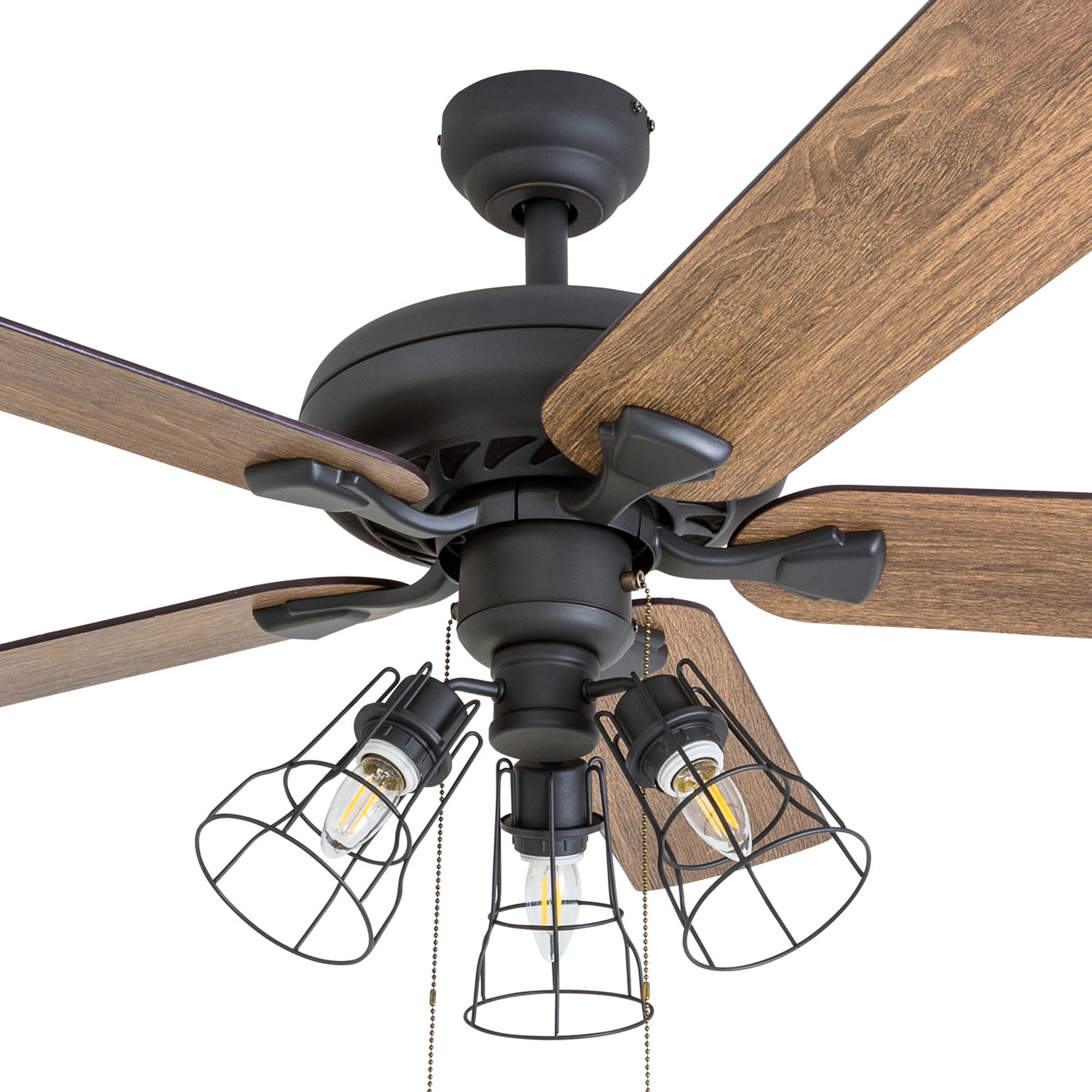 52" Prominence Home Lincoln Woods Aged Bronze Ceiling Fan - Image 11