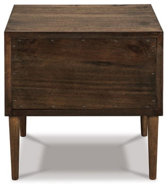 Signature Design by Ashley Contemporary Kisper End Table Dark Brown - Image 8