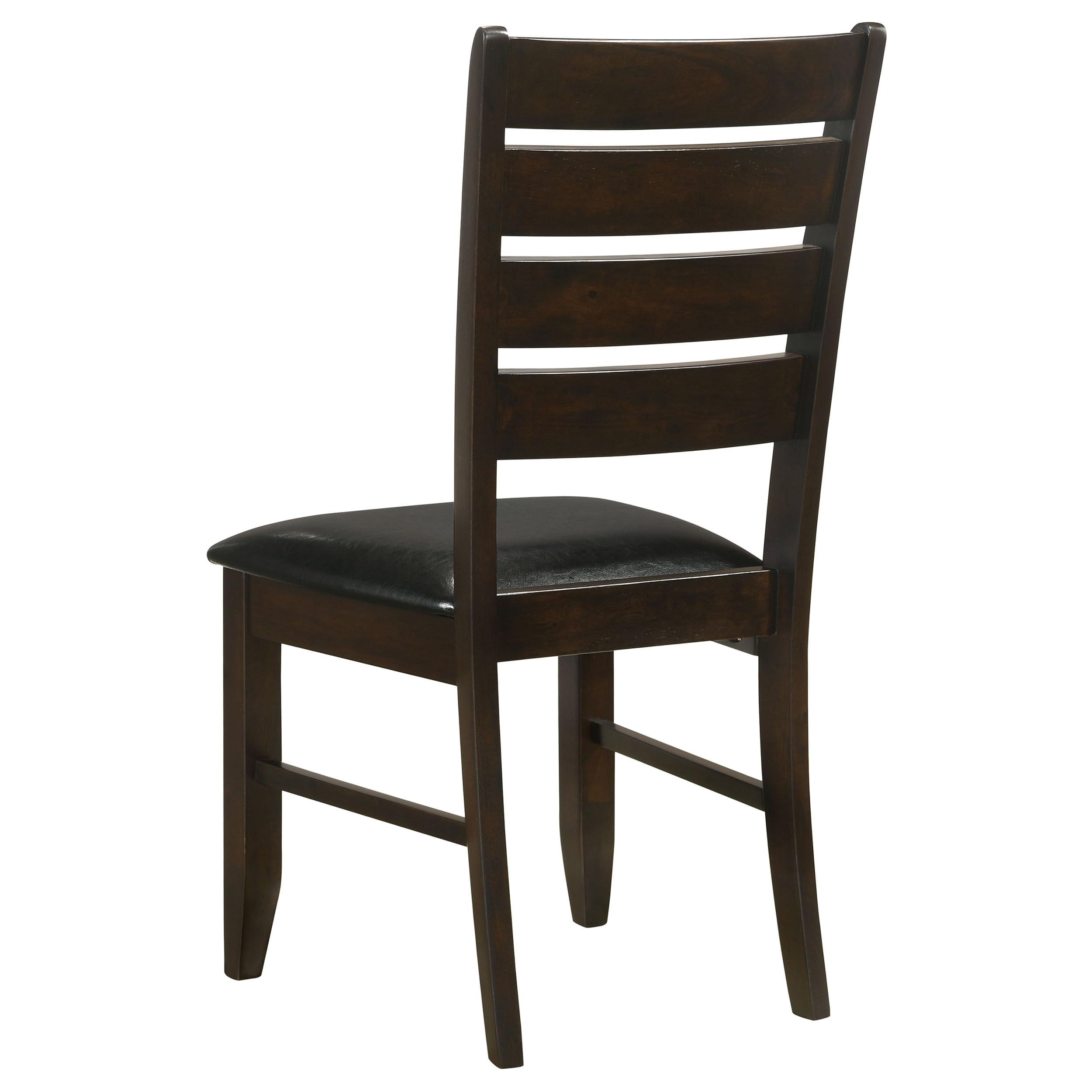 Dalila Wood Dining Side Chair Cappuccino (Set of 2) - Image 7