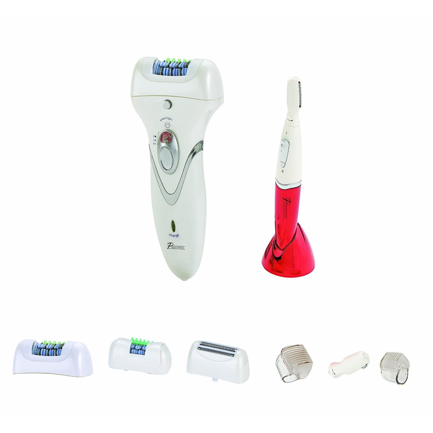 Pursonic Epilator and Personal Groomer & Bikini Trimmer, 13 pc - Image 2