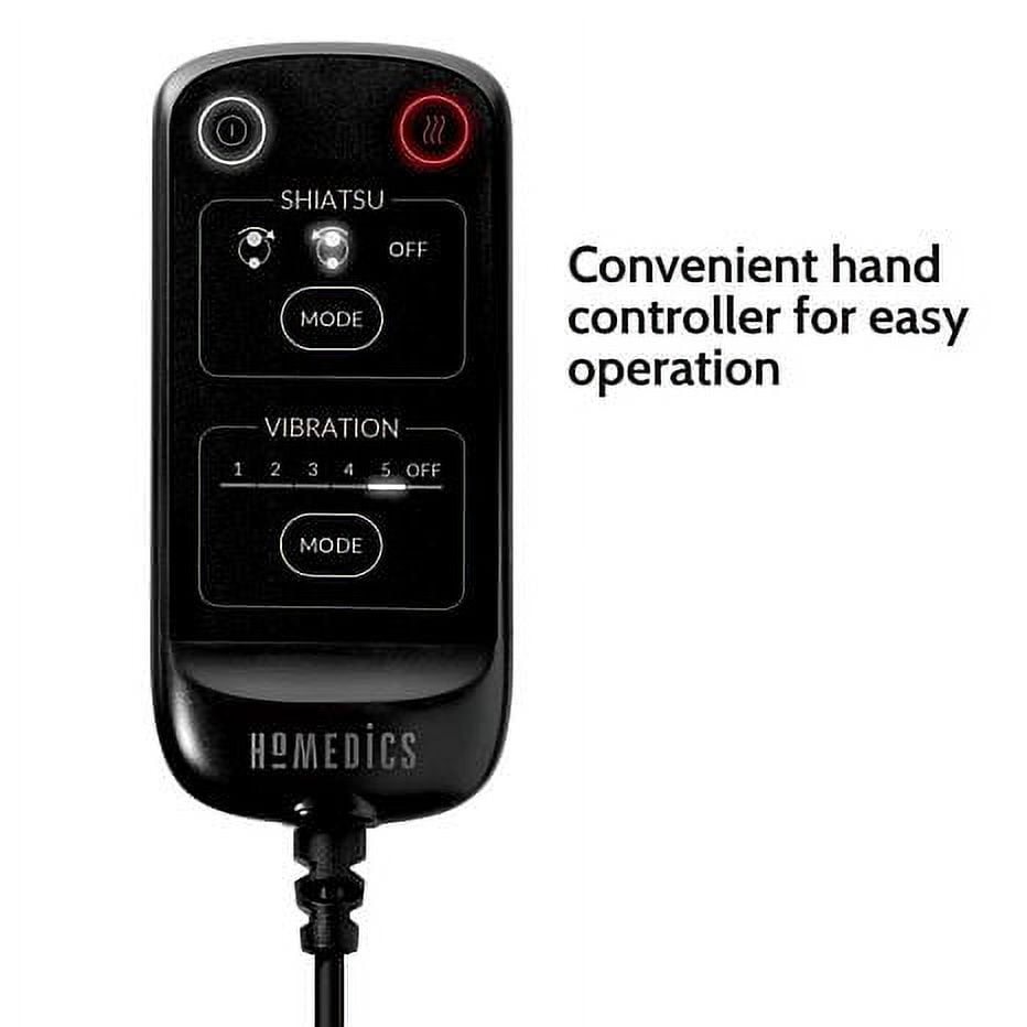 Homedics Shiatsu and Vibration Body Massager with Heat SP-129HJ - Image 4