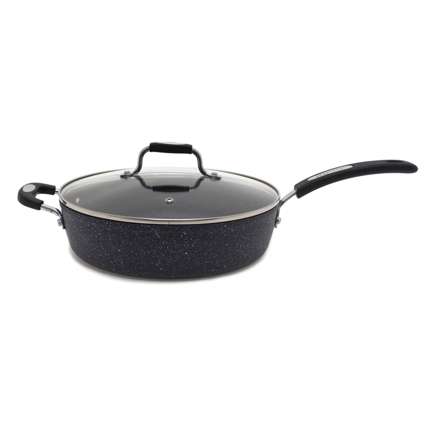 THE ROCK by Starfrit 12-In. Deep Fry Pan with Lid and Bakelite Handle - Image 4