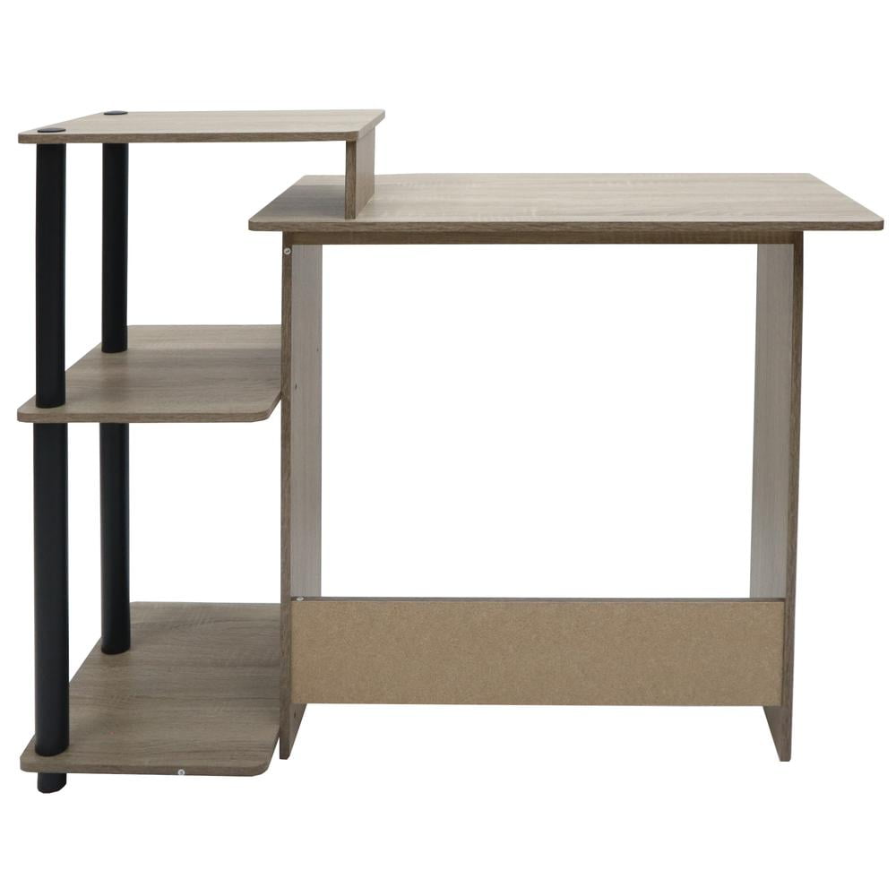 Redmon Multi-Purpose Student Desk 39Wx15.5Dx33.5H, Grey Woodgrain Finish - Image 2