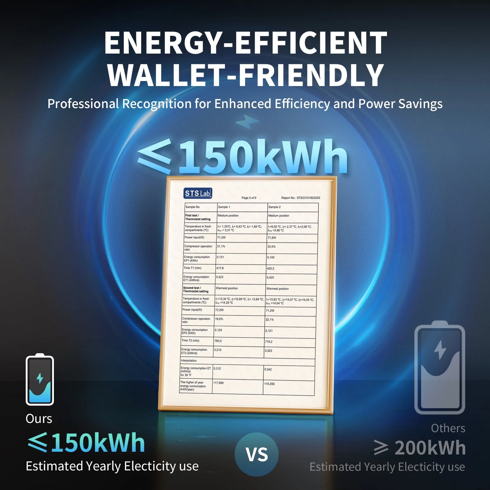 NEEDONE 8 Bottle Wine Cooler Refrigerator, Thermoelectric Wine Fridge Cellar ,Rapid Cooling,Touch Control, Ultra-Quiet & Energy Efficient,For Red White and Sparkling Wine ,Gifts for Women Men - Image 3