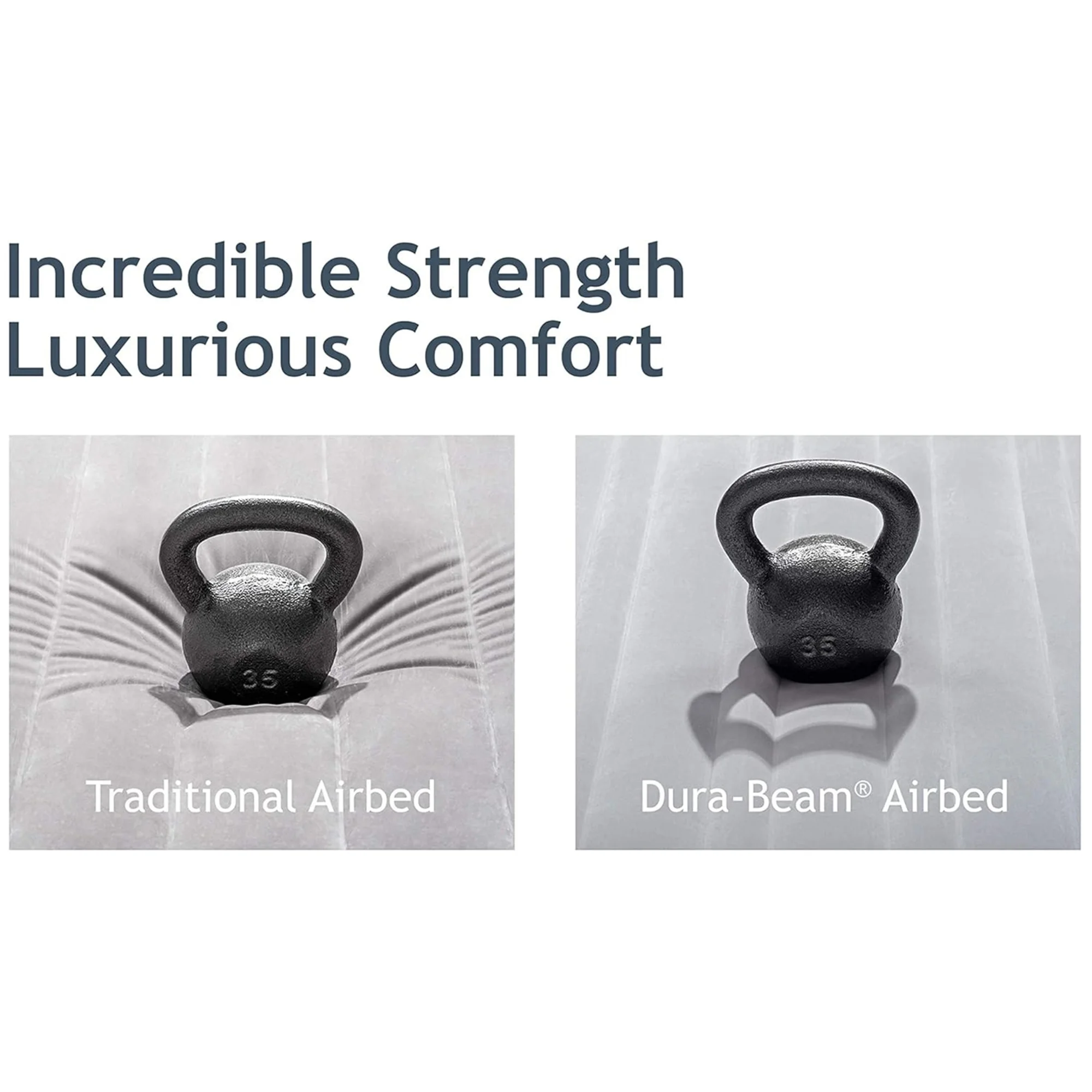 Intex Dura-Beam Deluxe 22" Comfort Plush Air Bed with Built-in Pump, Queen - Image 8