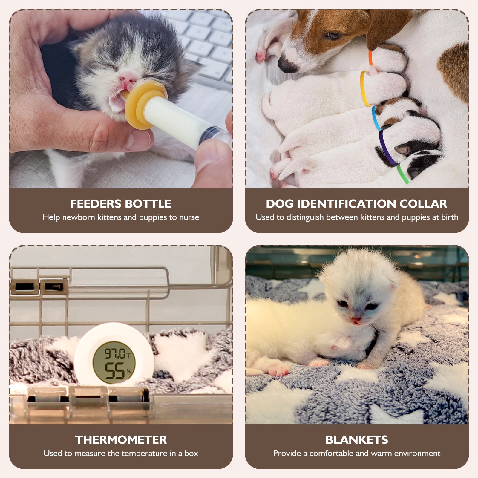 Large Incubator Puppy Bed with Heating & Electric Blanket, Transparent - Image 2