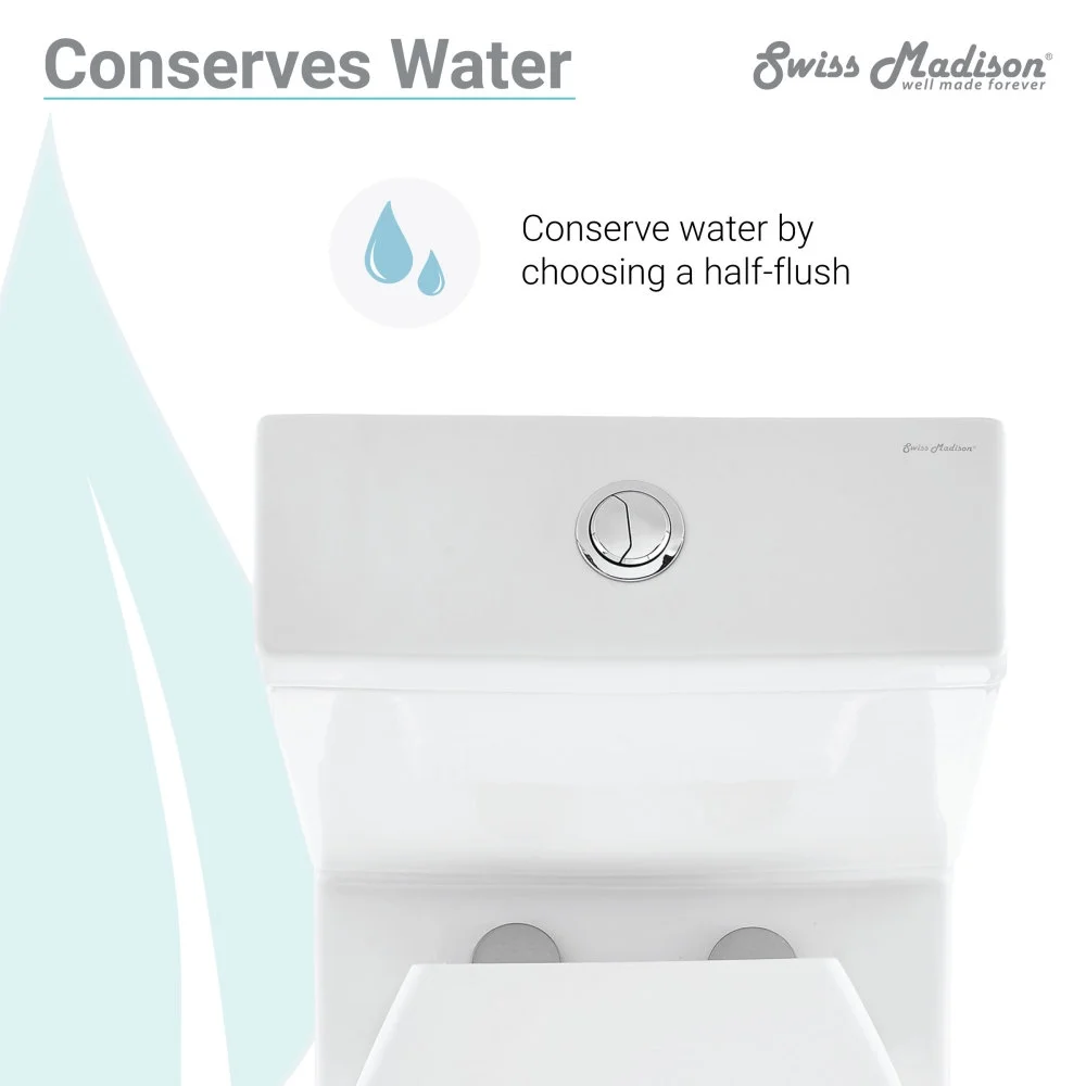 Cache Two-Piece Elongated Toilet Dual-Flush 1.1/1.6 gpf - Image 3