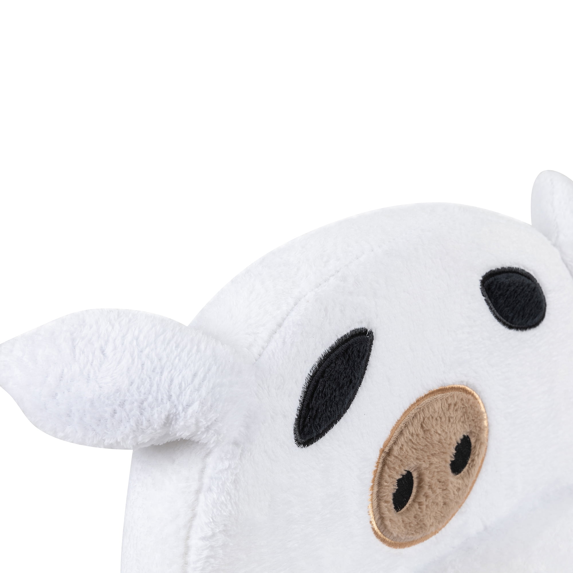 GIA Design Group Fuzzy Adjustable Desk Chair with White Metal Base,White - Image 4