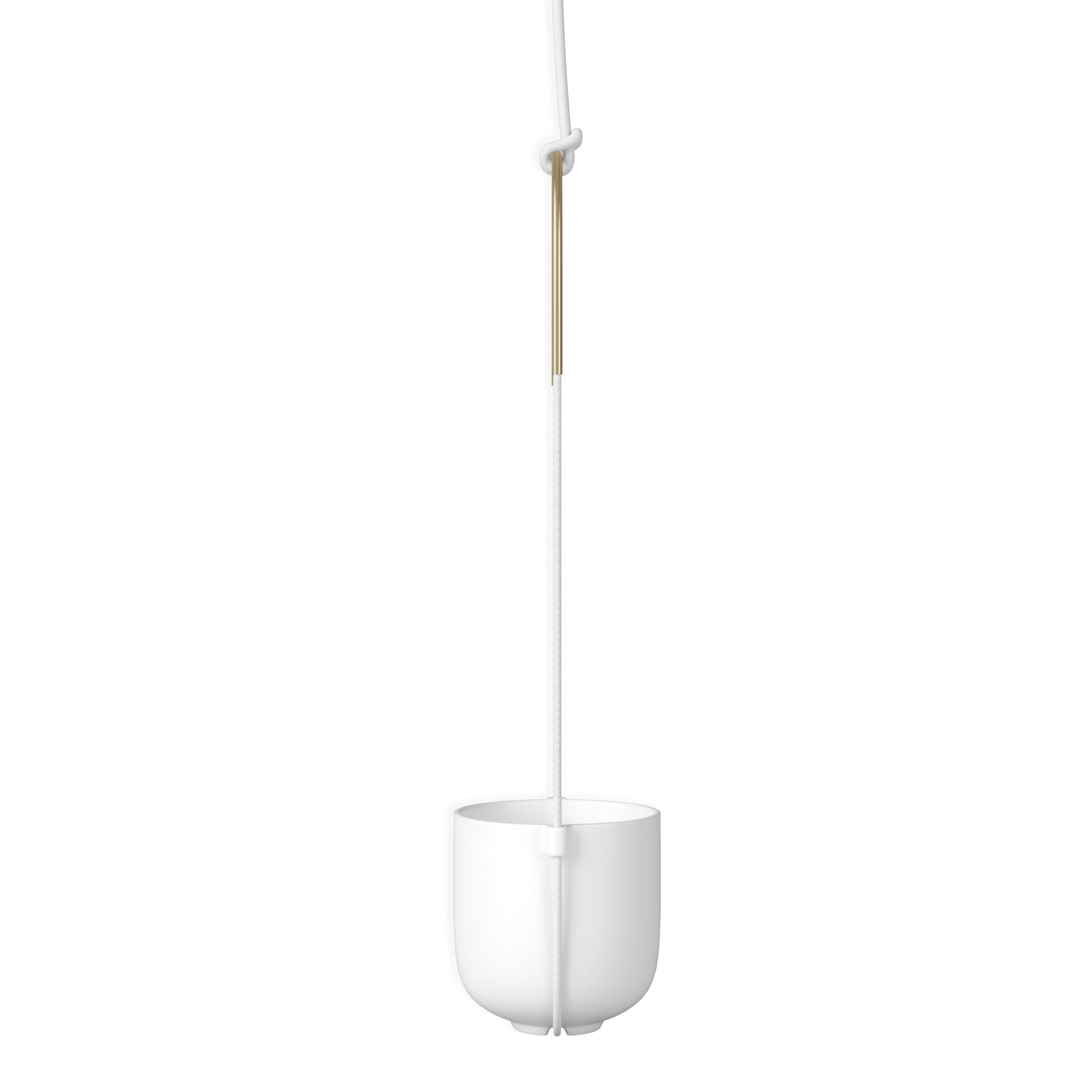 Umbra Bolo Ceramic Hanging Wall Planter White - Image 5