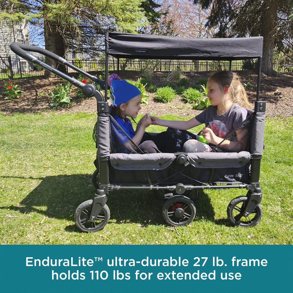 Contours Curve 360 Child Stroller Wagon - Image 8