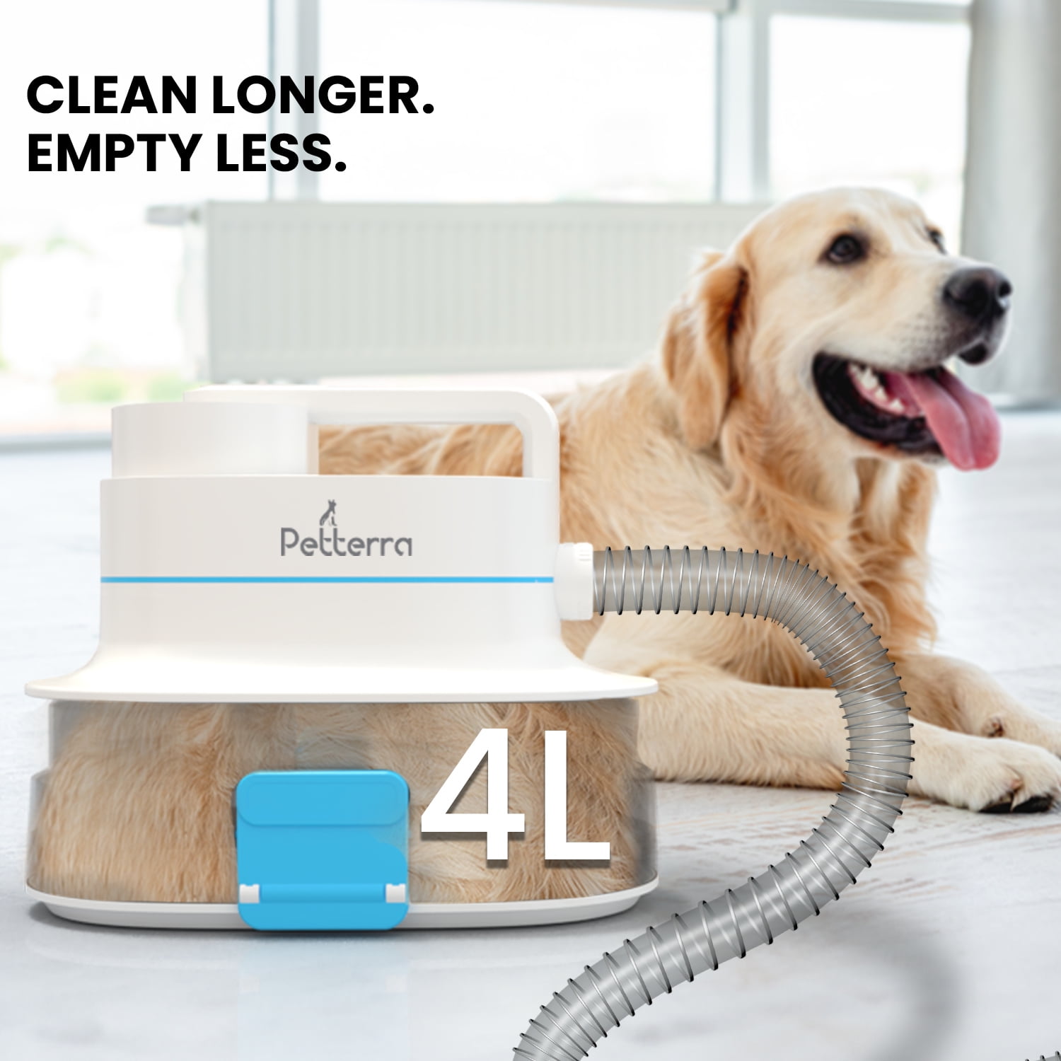Pet Terra 3-in-1 Dog Grooming Vacuum & Dryer: Powerful Suction, Quiet Operation, Professional Clippers. Ideal for Shedding Control & Drying. Suitable for Dogs, Cats, and More! - Image 3