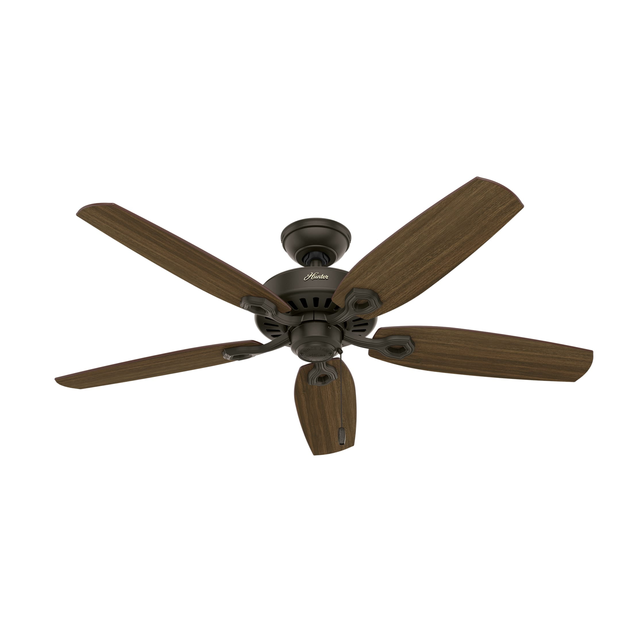 Hunter - Builder Indoor Ceiling Fan, 52-inch, New Bronze, Traditional-style, 3-speed WhisperWind Motor, 53242, for living rooms, bedrooms, home offices, kitchens - Image 10