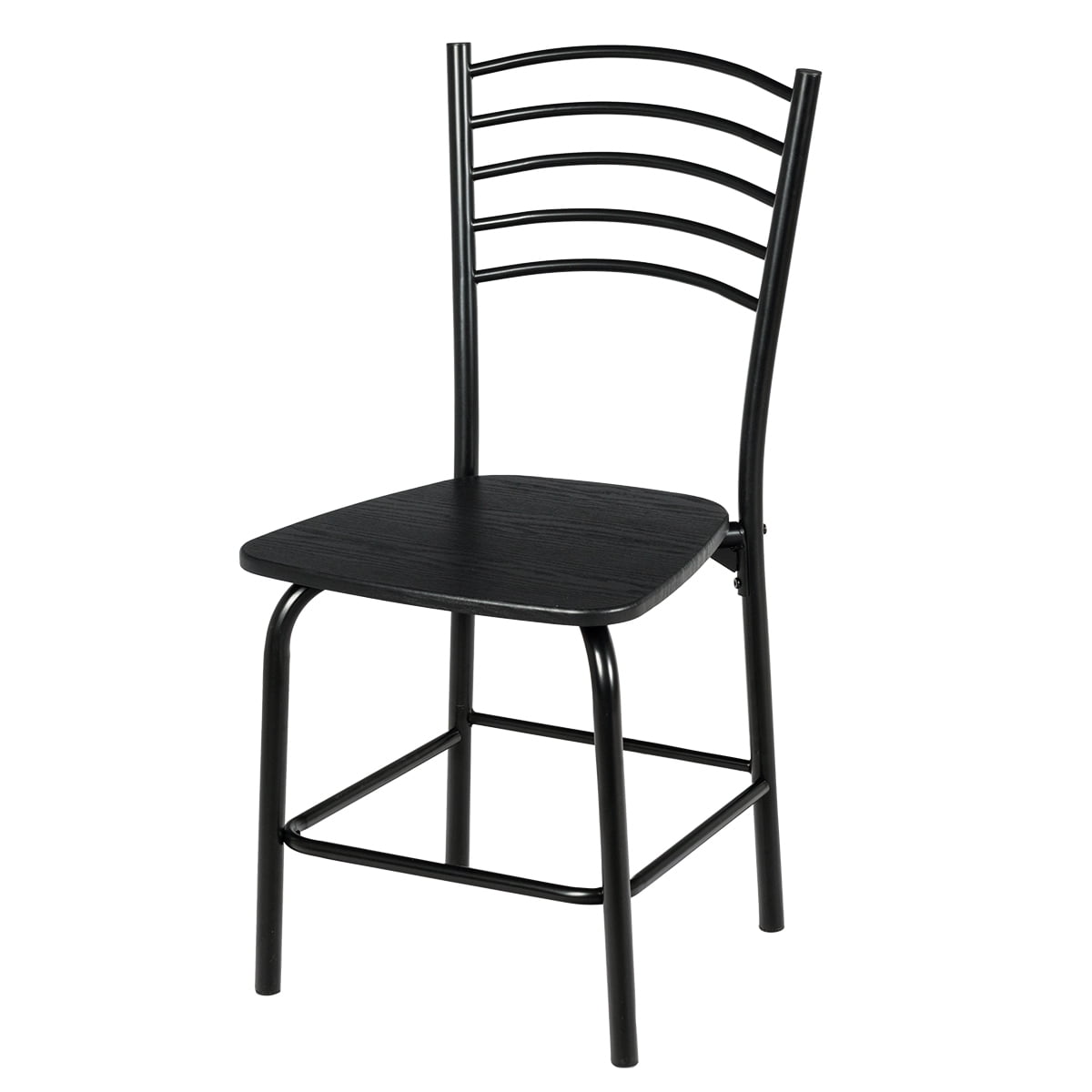 Topbuy 5 Pieces Dining Table and Chair Set Metal Frame Wooden Tabletop - Image 10