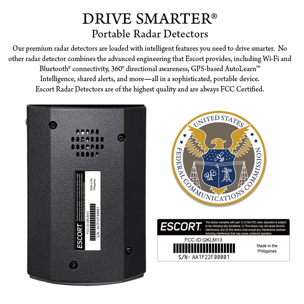 Escort MAX 360 MKII Bluetooth Radar Detector, 360° Awareness, Exceptional Range, Apple CarPlay® & Android Auto® (New) - Image 6