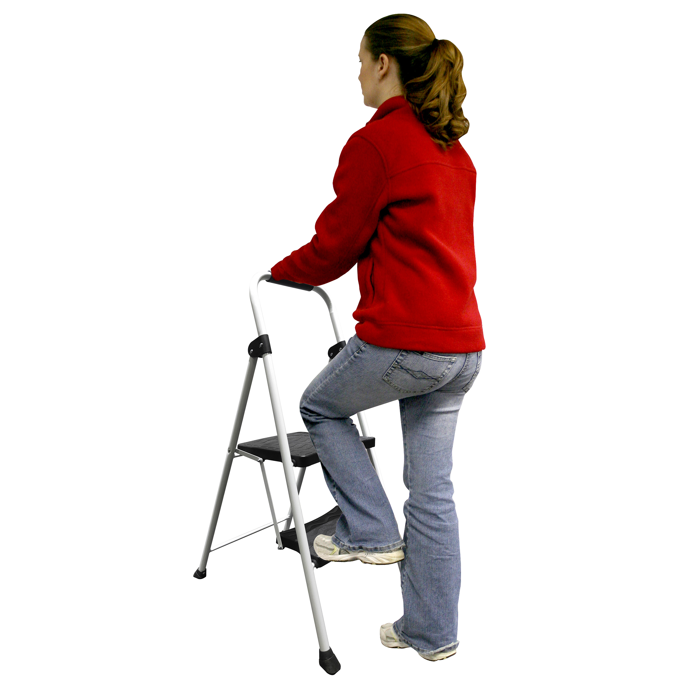 AmeriHome Two Step Folding Utility Step Ladder - Image 3