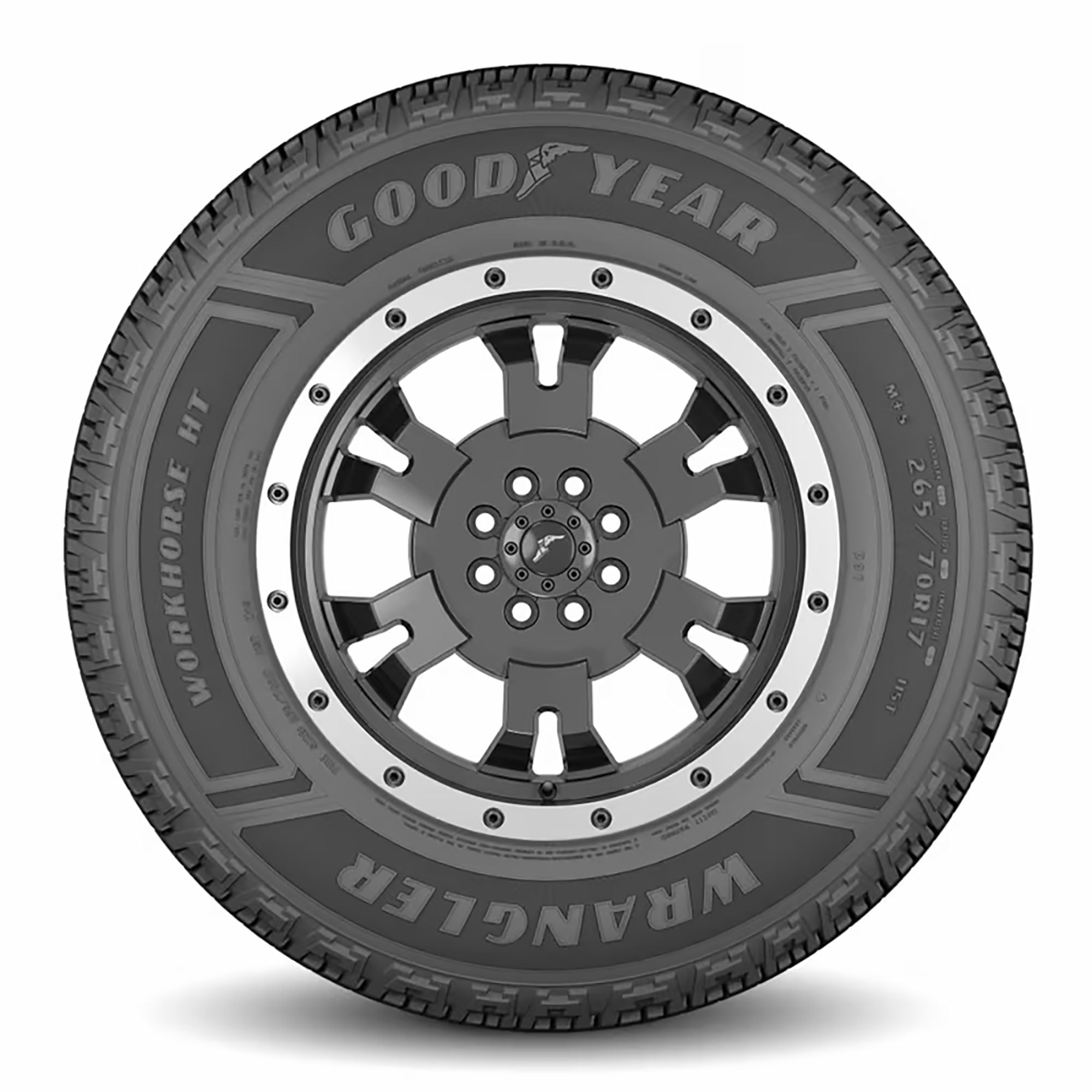 Goodyear Wrangler Workhorse HT All Season 195/75R16C 107/105R D Light Truck Tire - Image 4