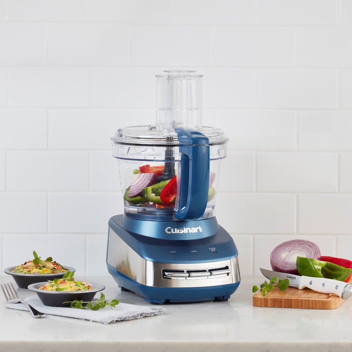 Cuisinart Core Custom 10-Cup Multifunctional Food Processor | Marine Blue - Image 3