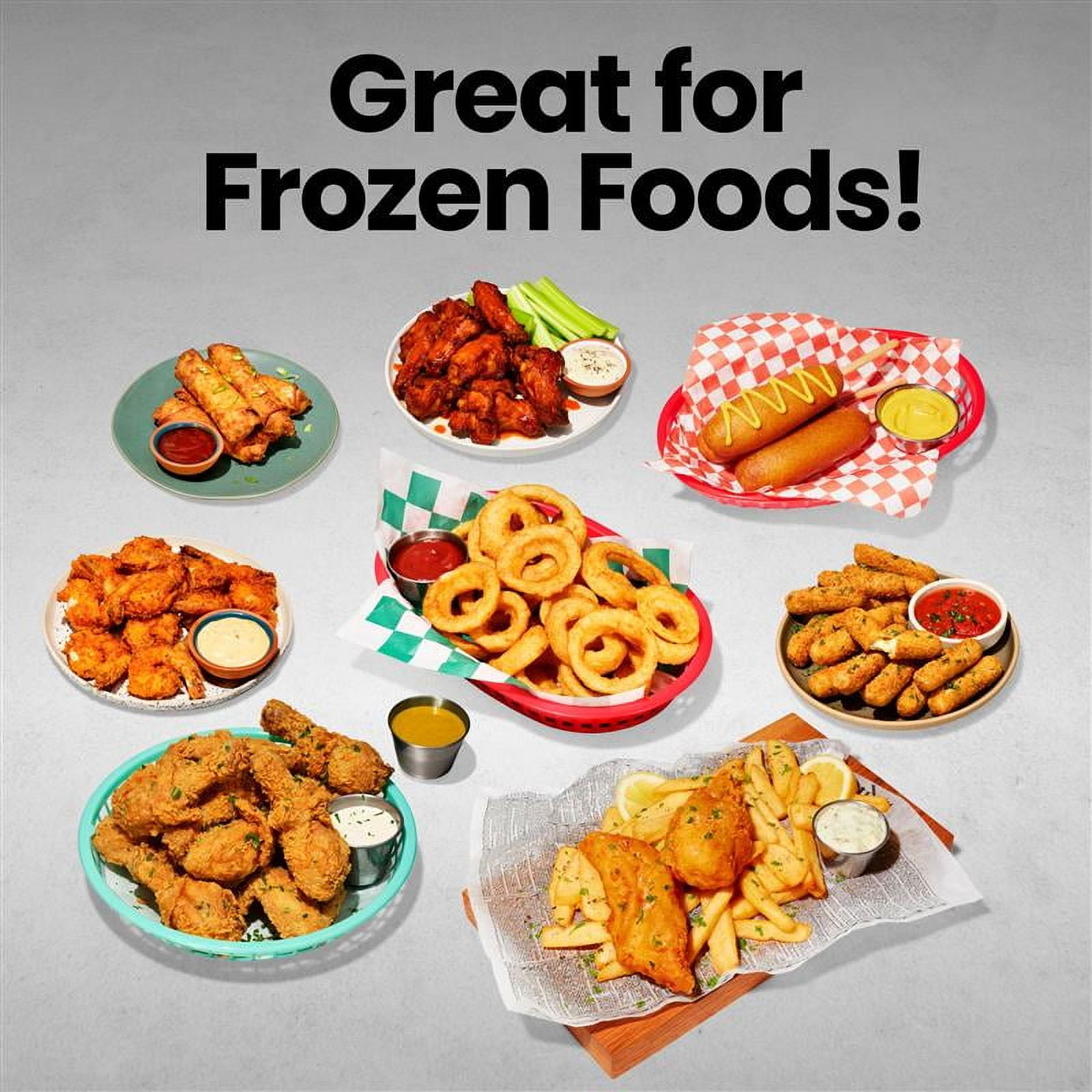 Chefman Dual Basket Digital Air Fryer w/ Easy View Windows, 2 Independent 3 Qt Baskets - Black - Image 6