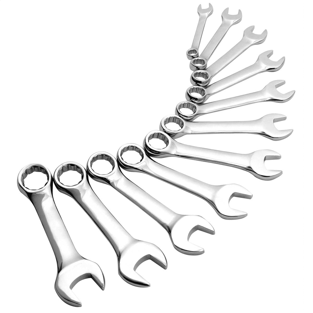 Sunex 9930 11-Piece SAE Stubby Combination Wrench Set - Image 3